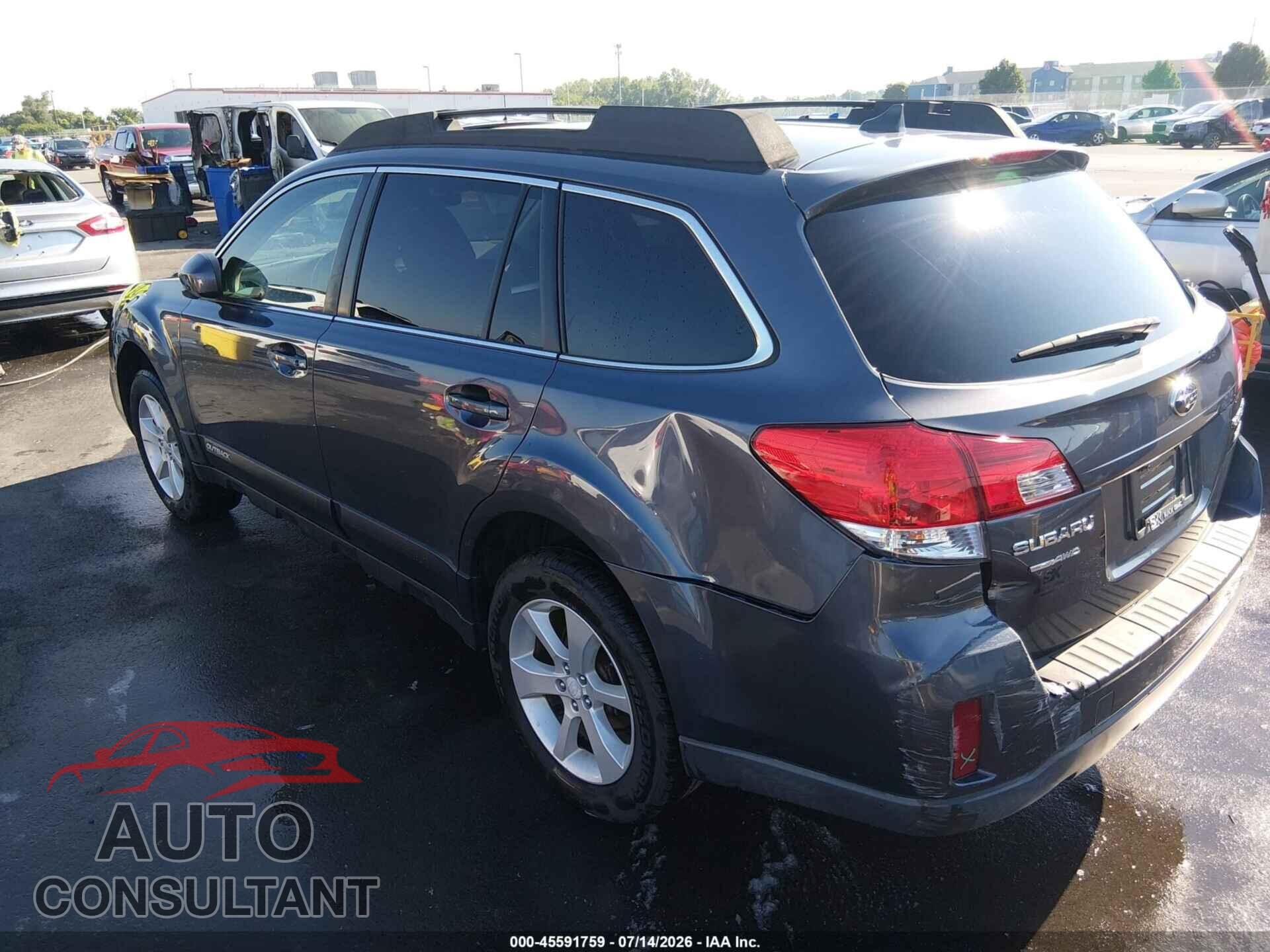 SUBARU OUTBACK 2014 - 4S4BRBCC2E3229927