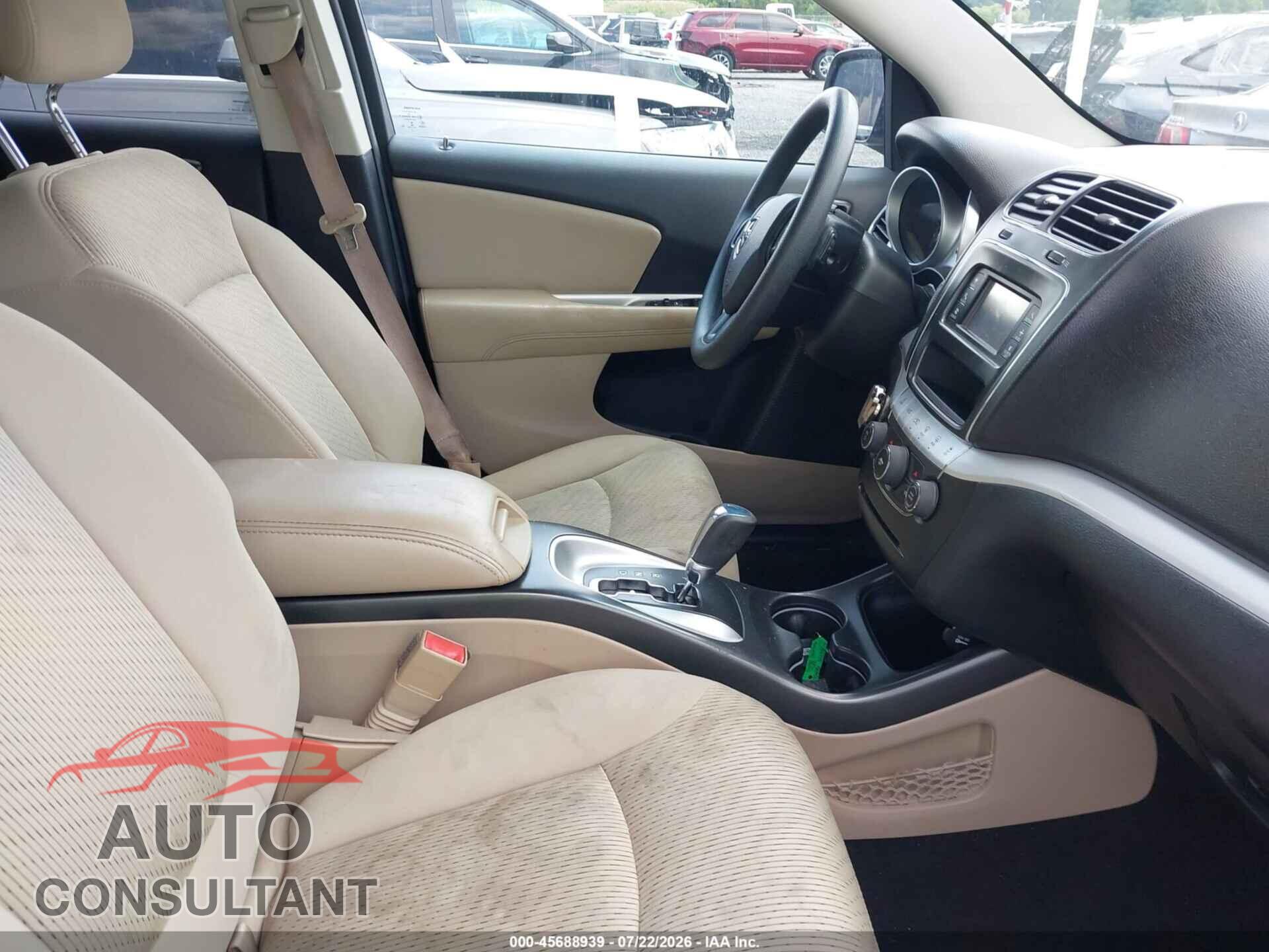 DODGE JOURNEY 2012 - 3C4PDCBG1CT387423