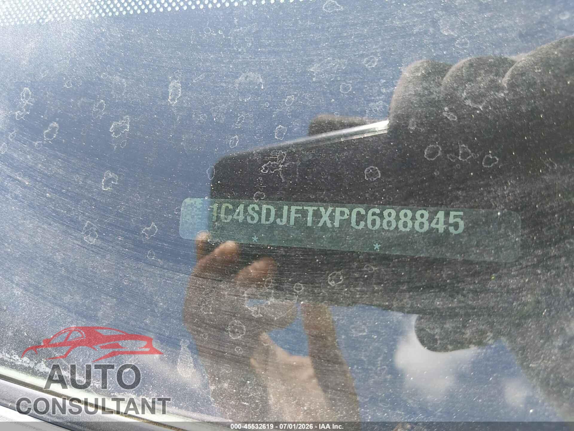 DODGE DURANGO 2023 - 1C4SDJFTXPC688845