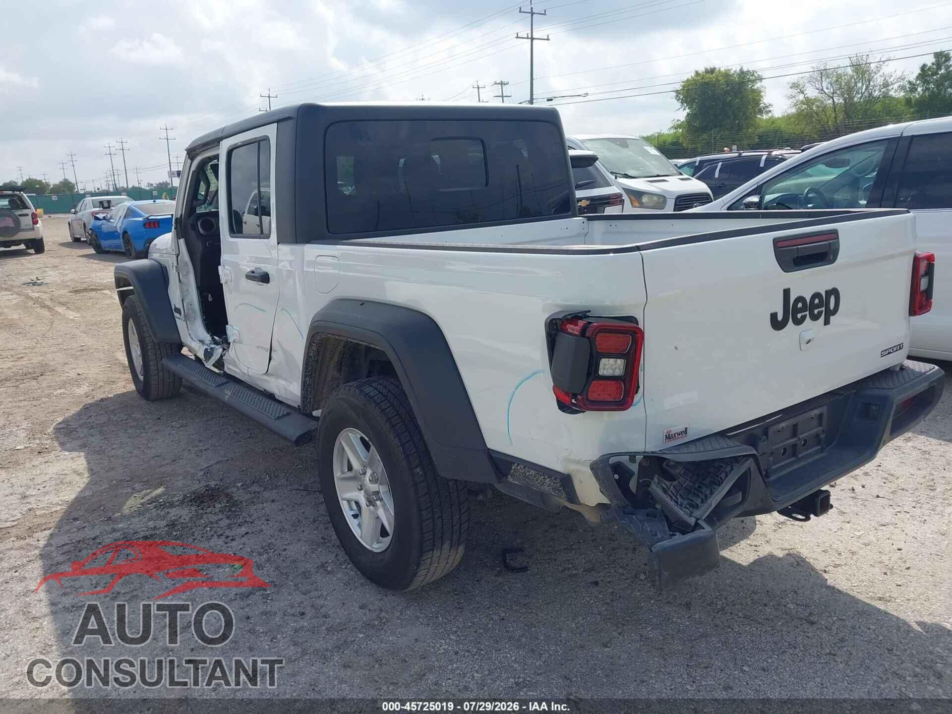 JEEP GLADIATOR 2020 - 1C6HJTAG8LL129062