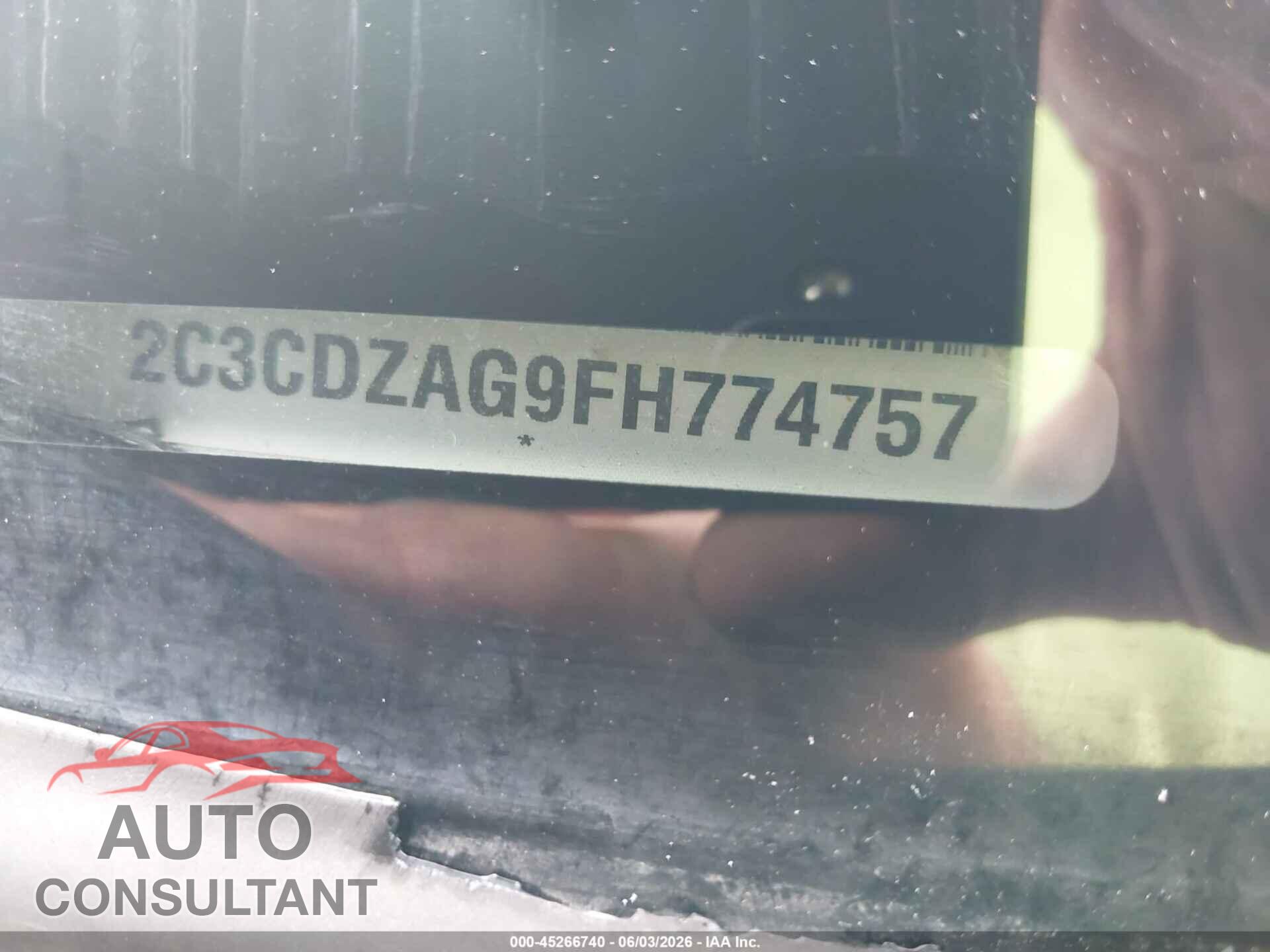 DODGE CHALLENGER 2015 - 2C3CDZAG9FH774757