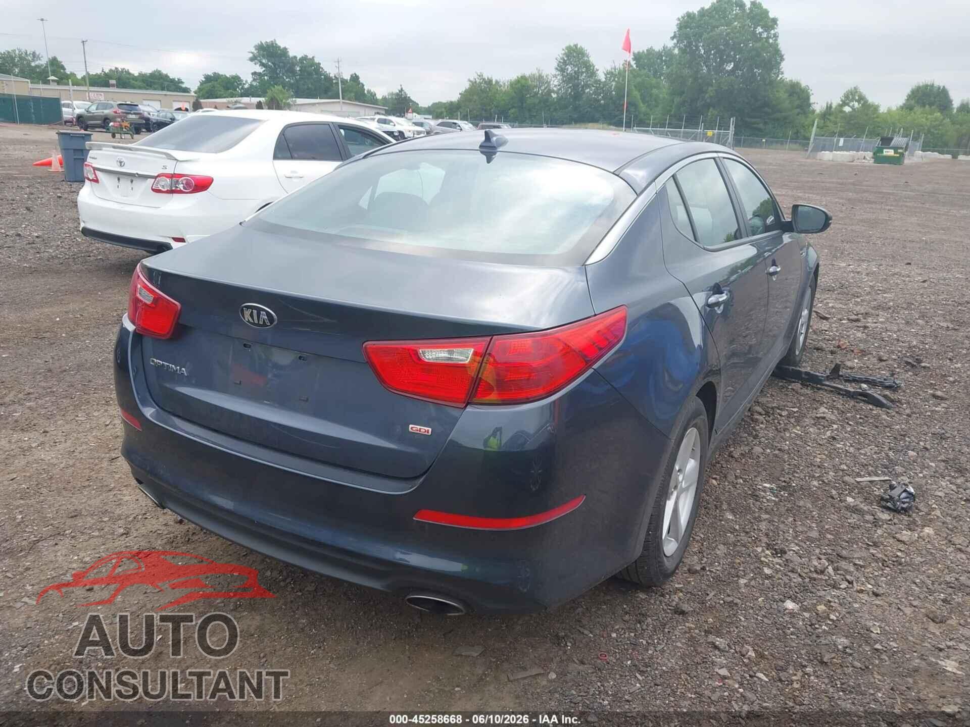 KIA OPTIMA 2015 - KNAGM4A71F5569230