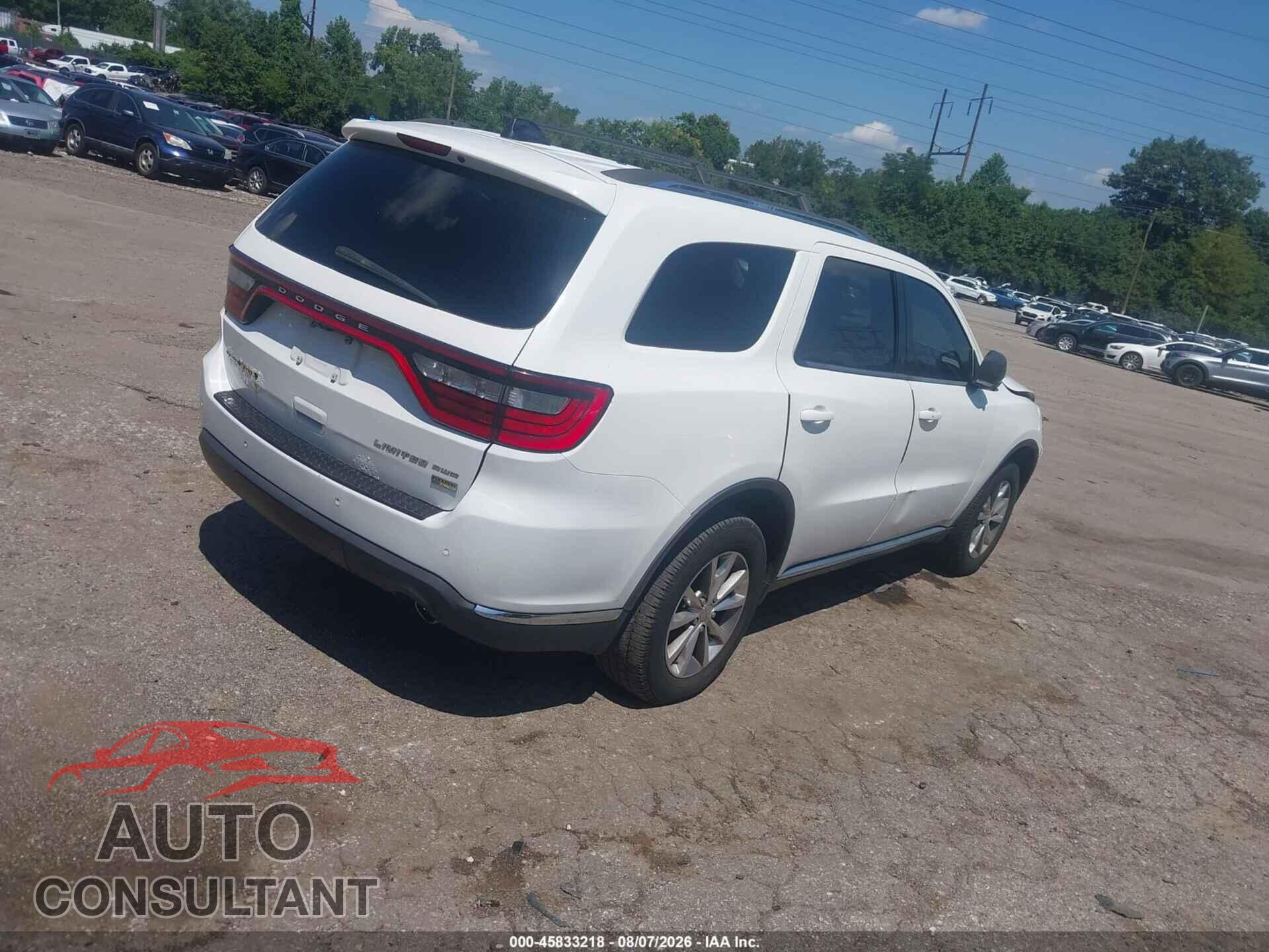 DODGE DURANGO 2014 - 1C4RDJDGXEC449992