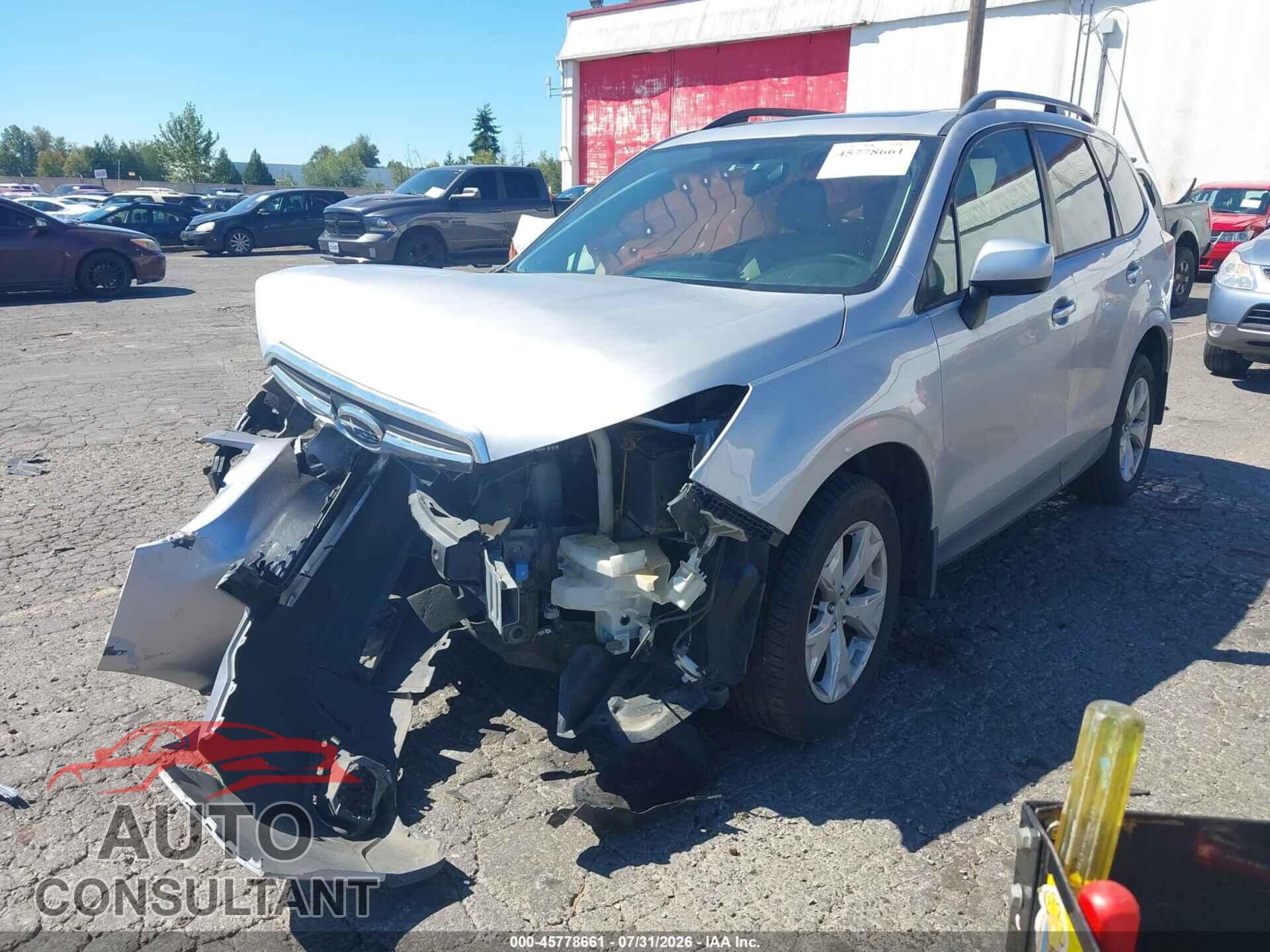 SUBARU FORESTER 2016 - JF2SJADC8GH533565