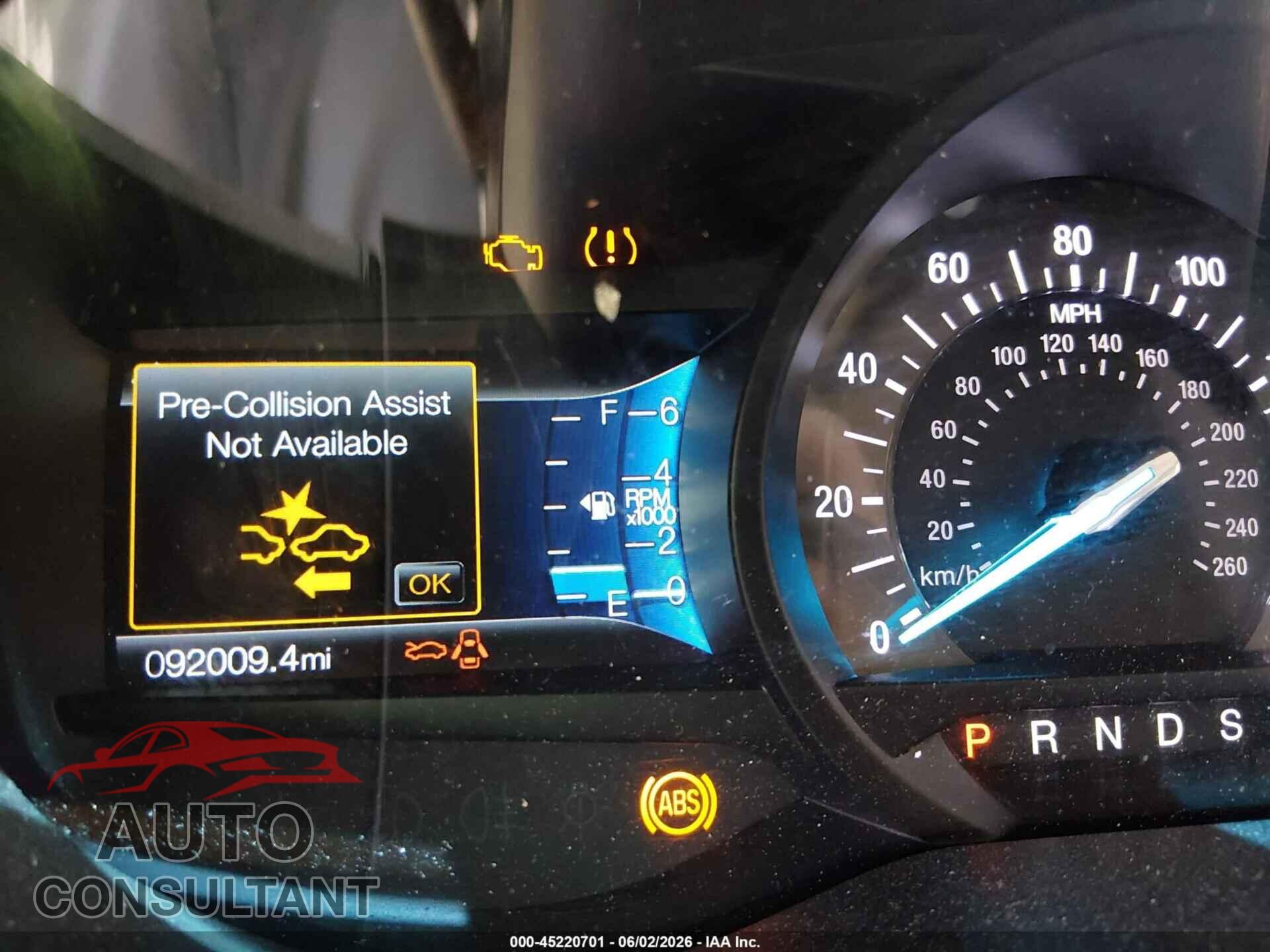 FORD EDGE 2020 - 2FMPK4J95LBA70685