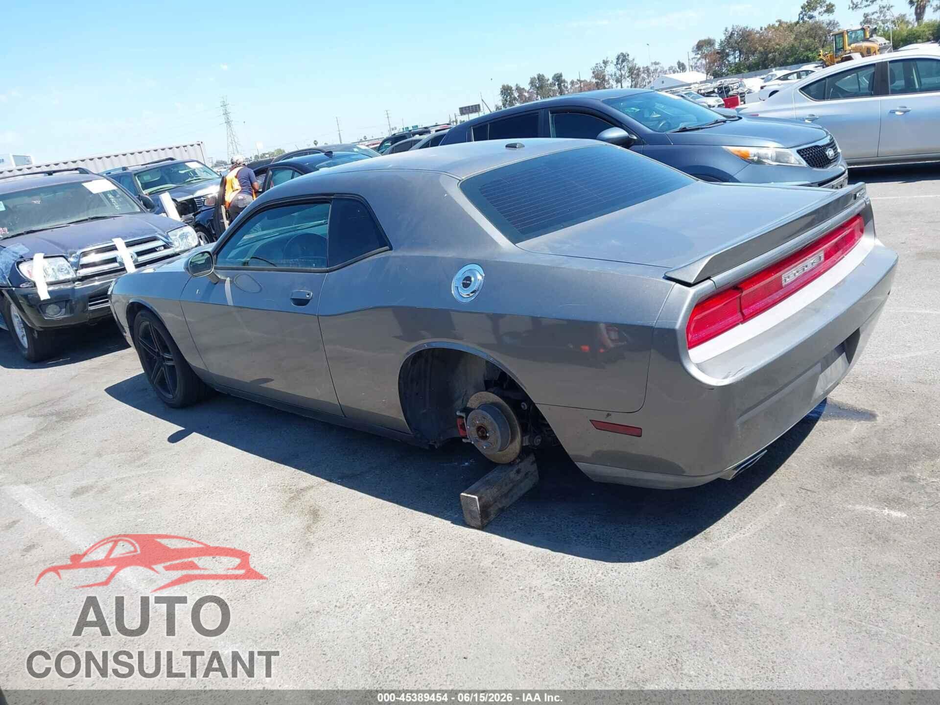 DODGE CHALLENGER 2012 - 2C3CDYAG3CH228199