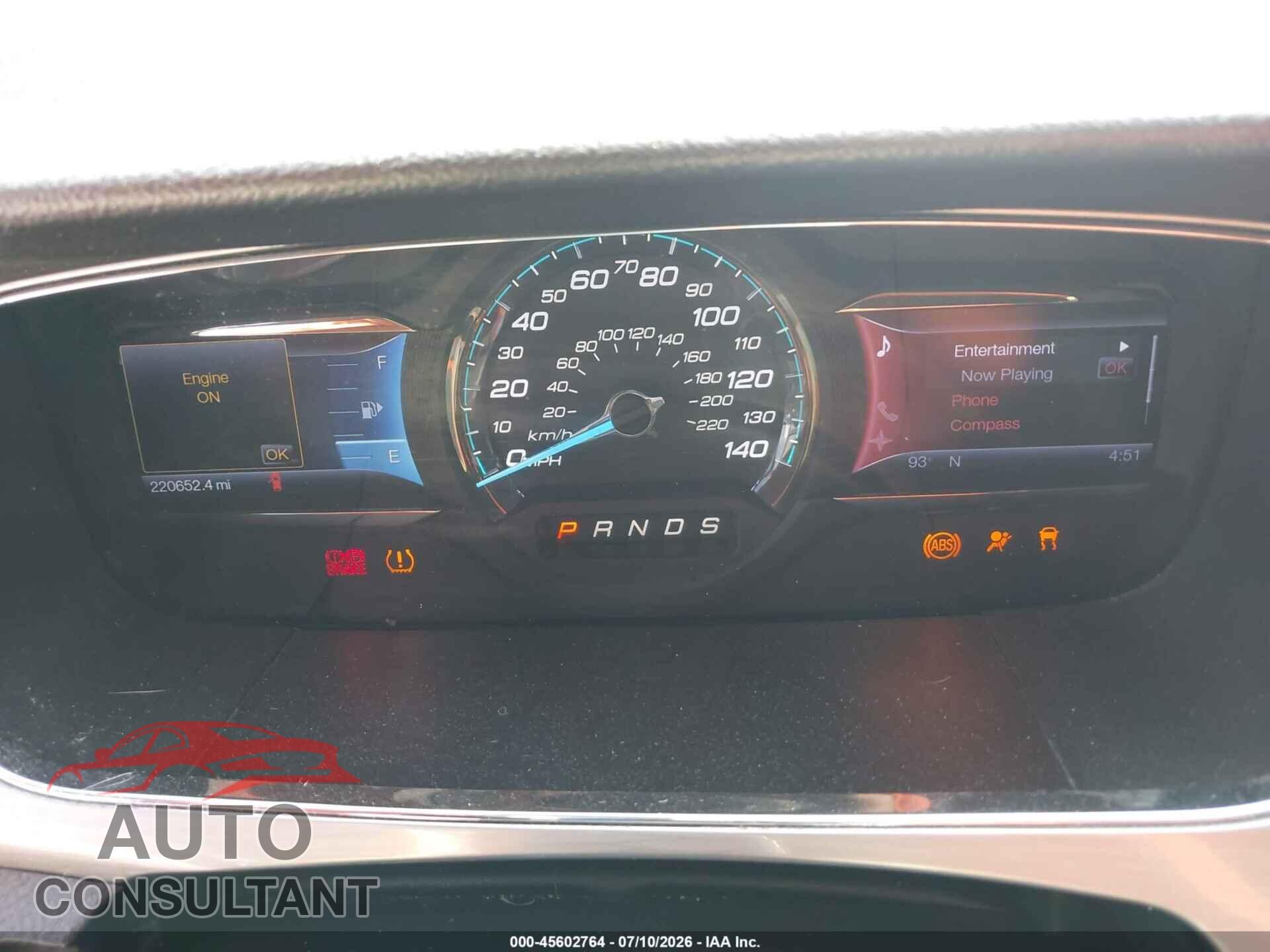 FORD TAURUS 2013 - 1FAHP2E85DG183164
