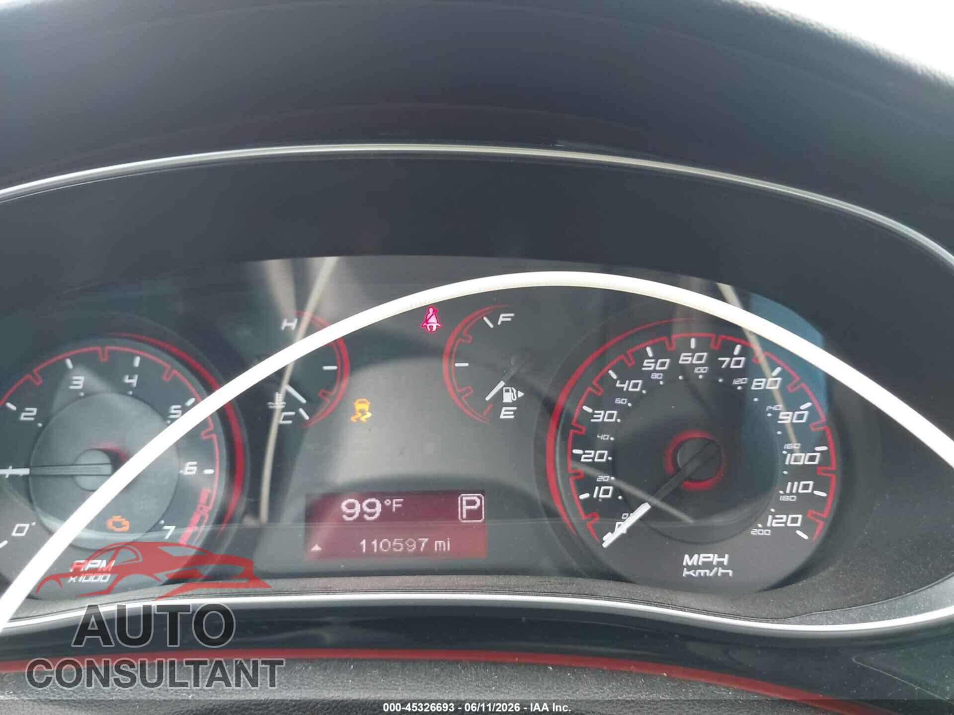 DODGE DART 2015 - 1C3CDFAAXFD392275