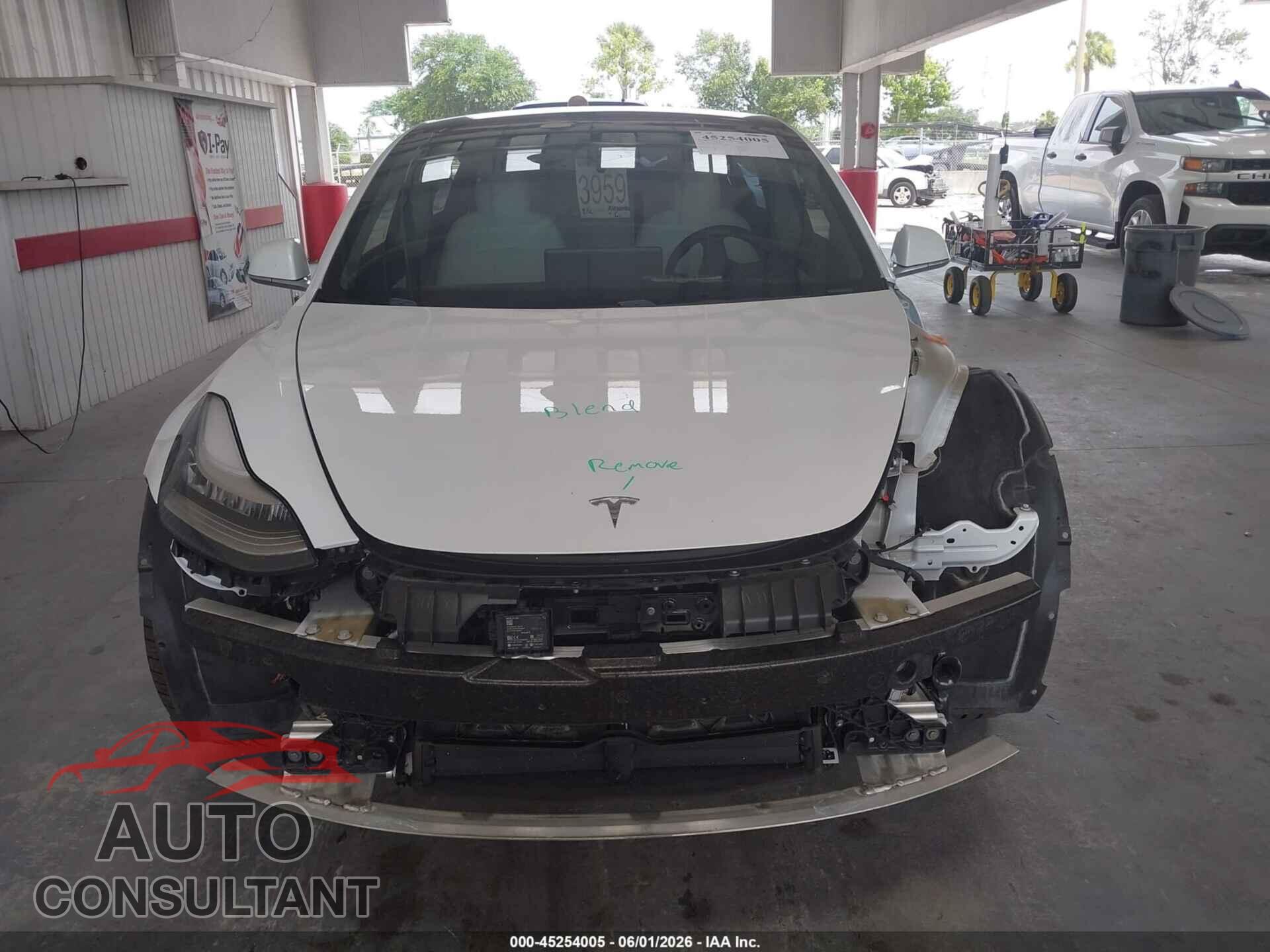 TESLA MODEL 3 2019 - 5YJ3E1EB4KF469594