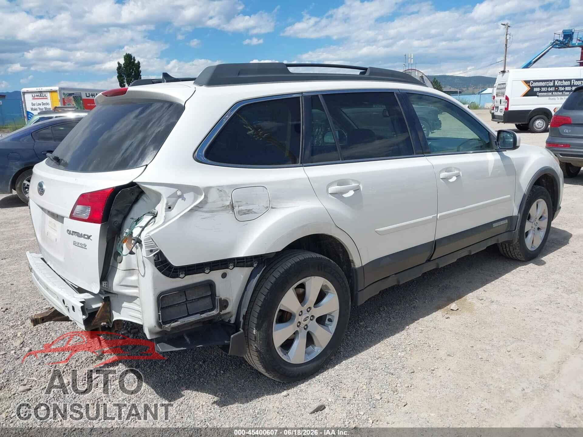 SUBARU OUTBACK 2012 - 4S4BRBLC9C3216735