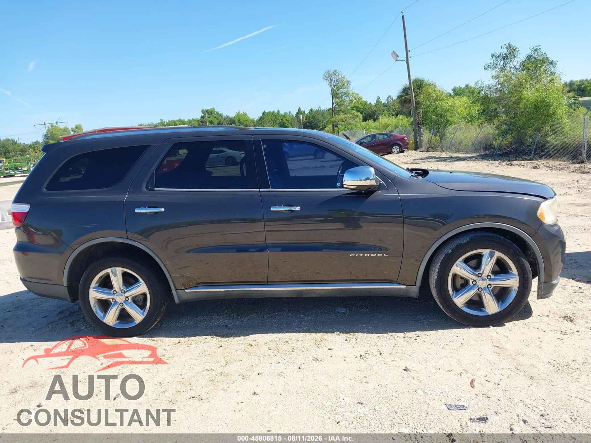 DODGE DURANGO 2011 - 1D4RD5GGXBC653189