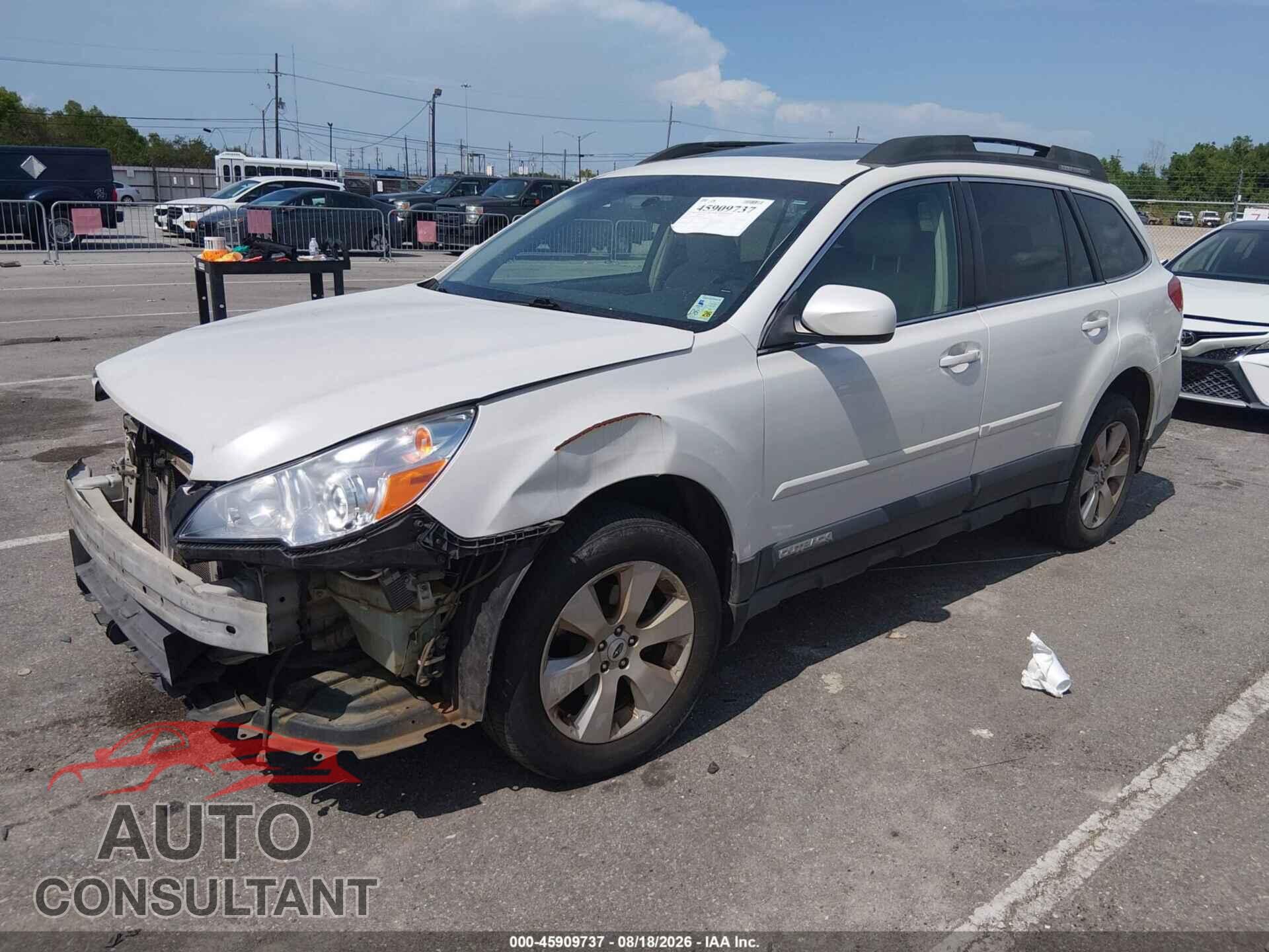 SUBARU OUTBACK 2011 - 4S4BRBLC1B3432433