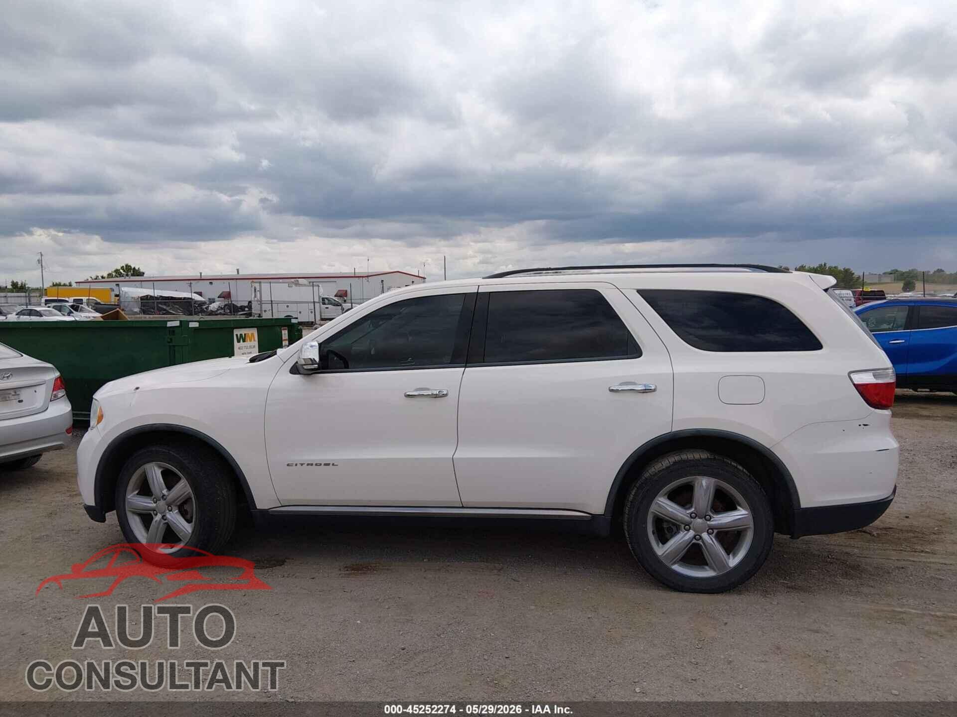 DODGE DURANGO 2011 - 1D4SE5GT2BC594456