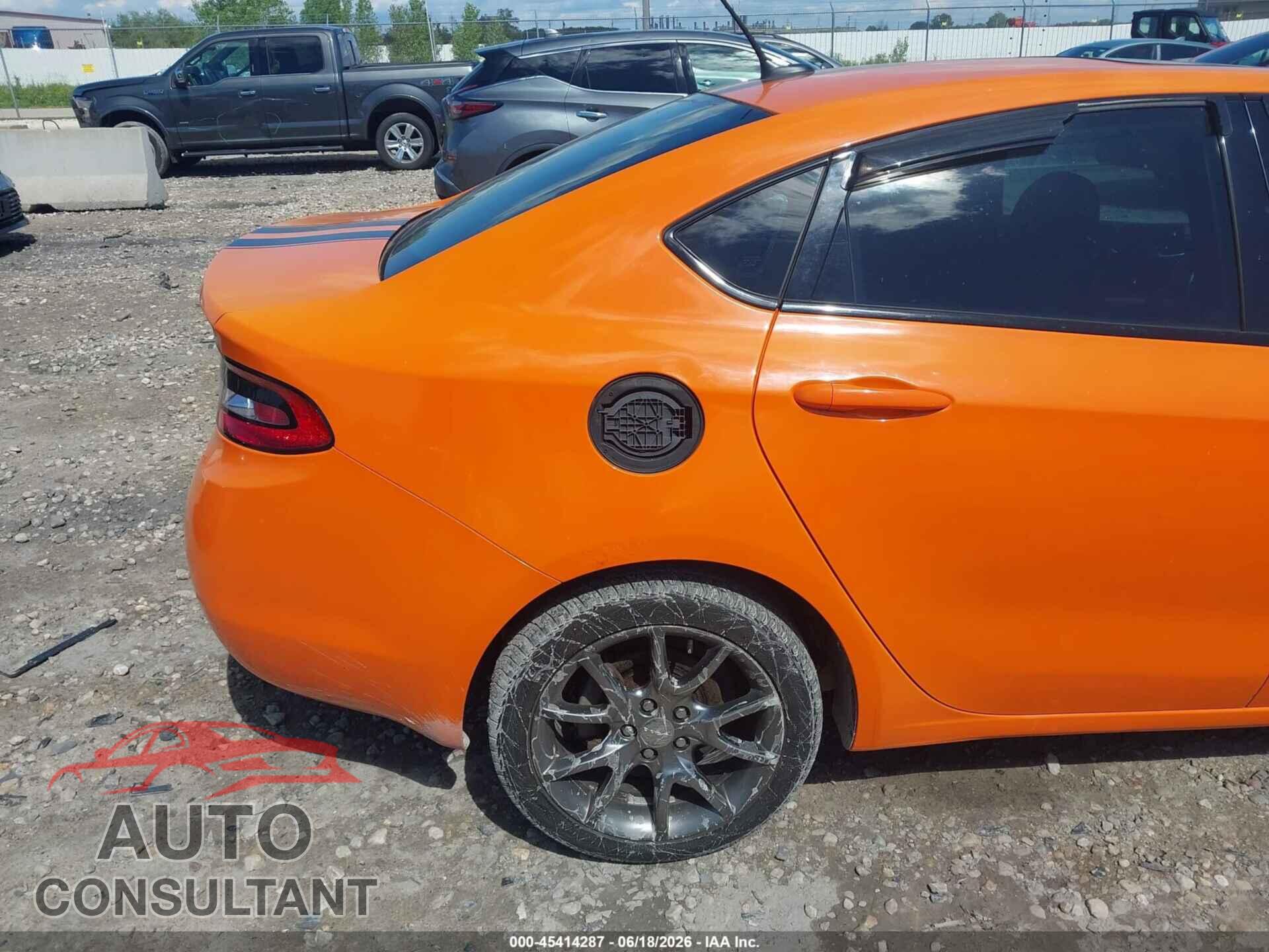 DODGE DART 2013 - 1C3CDFBA3DD320250