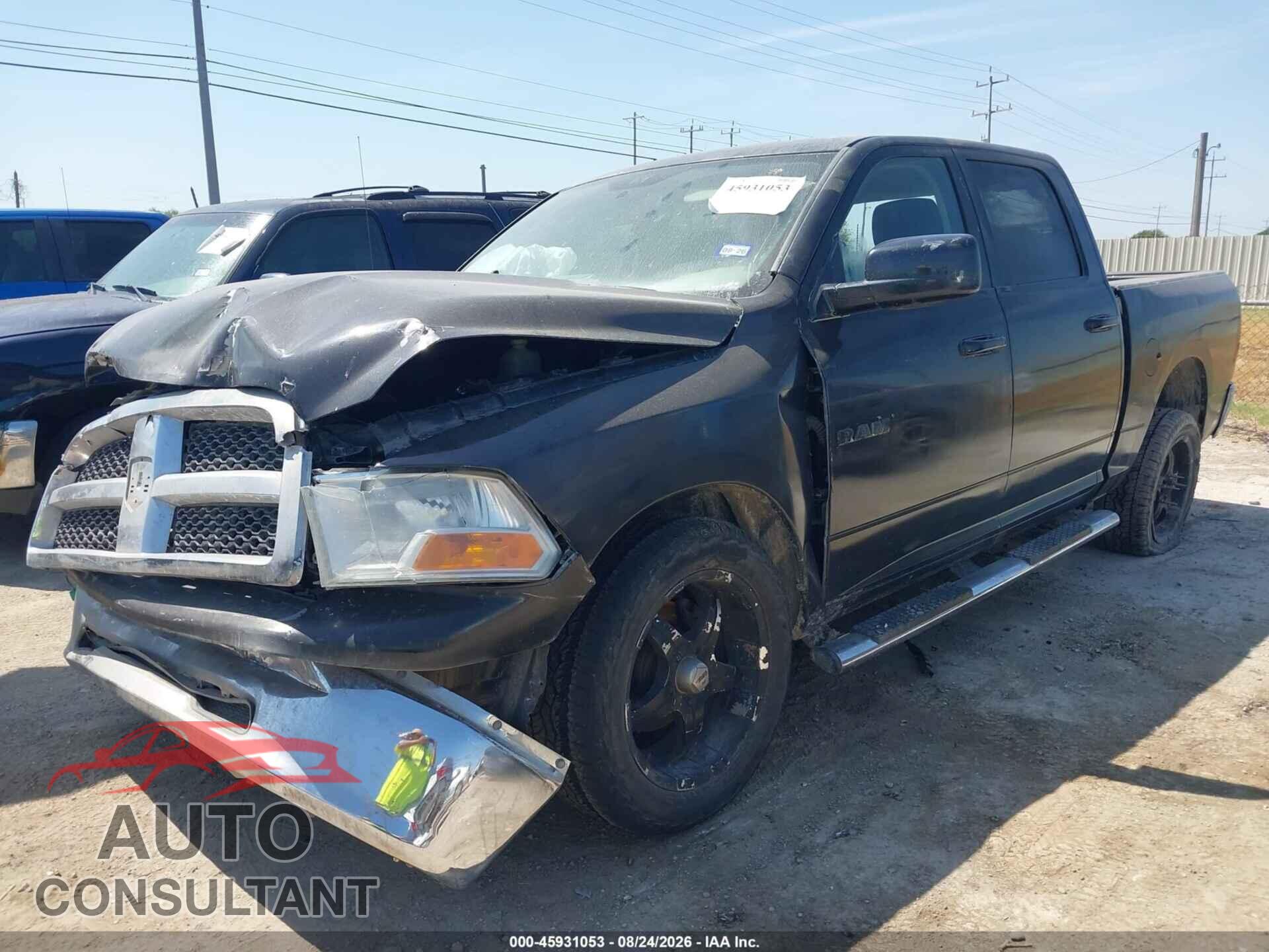 DODGE RAM 1500 2010 - 1D7RB1CP3AS209728