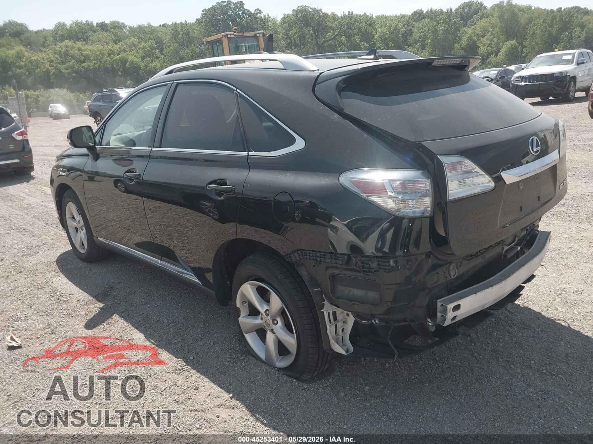 LEXUS RX 350 2011 - 2T2BK1BA4BC086111