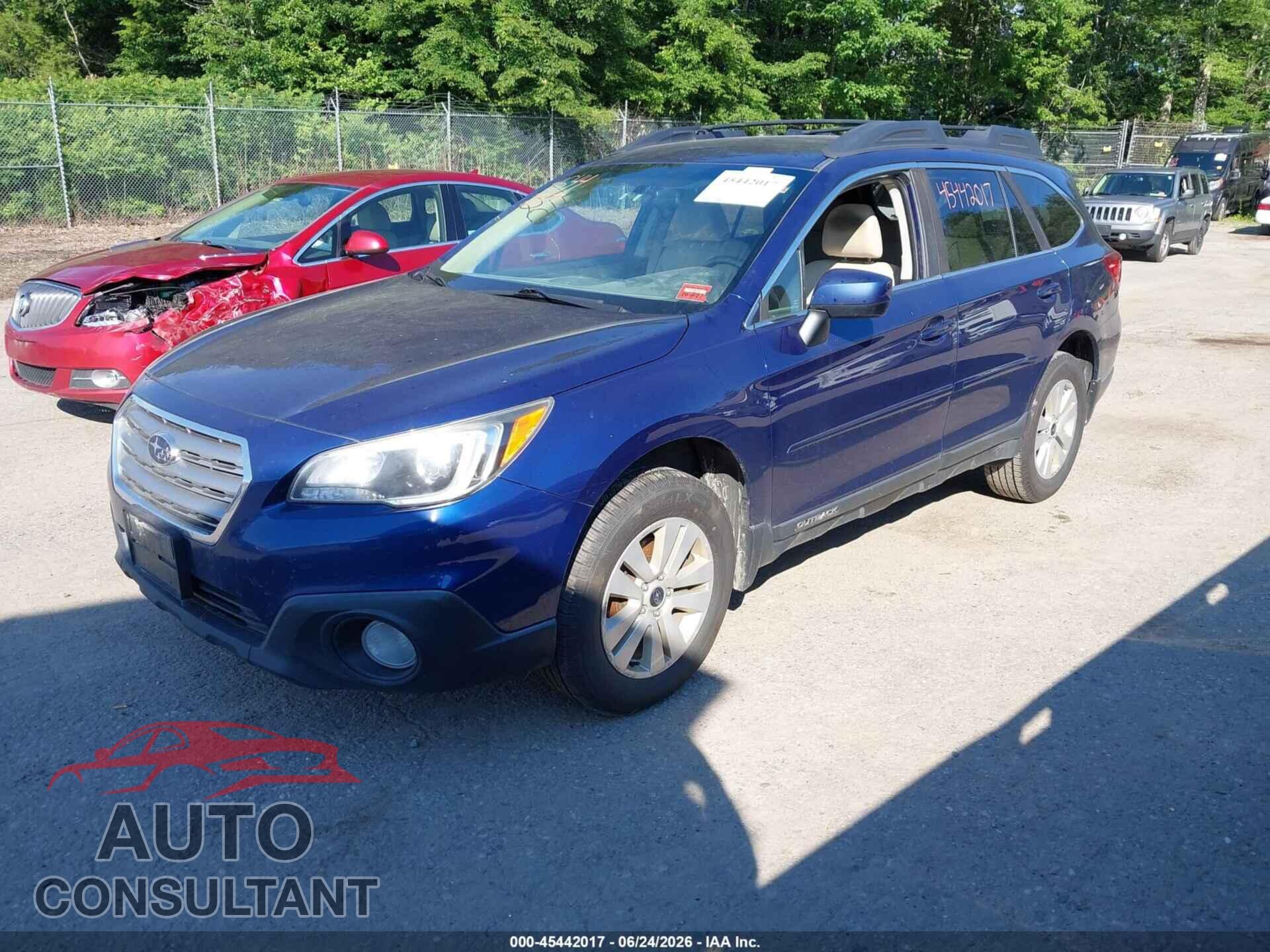 SUBARU OUTBACK 2017 - 4S4BSACC4H3312603