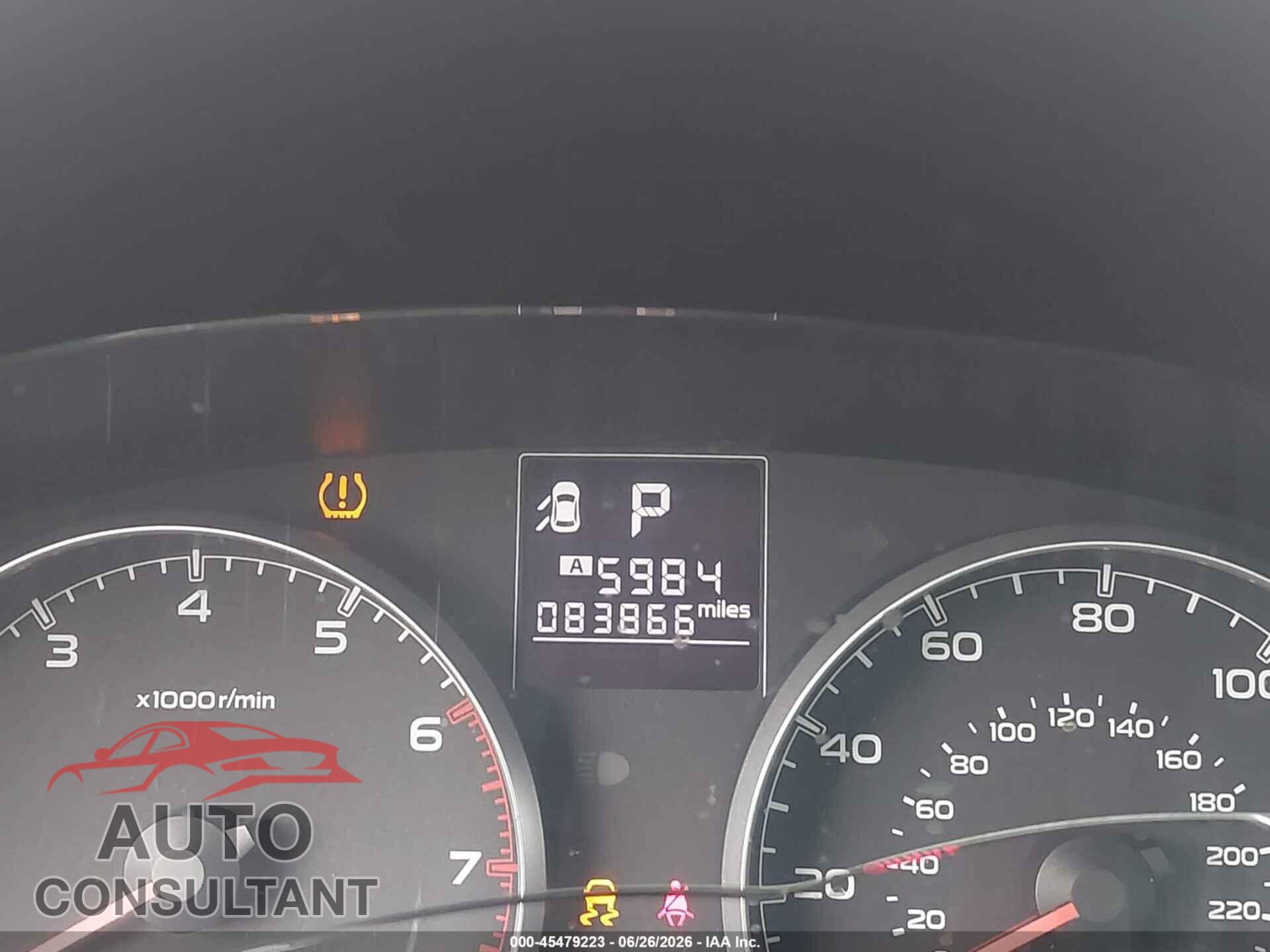 SUBARU LEGACY 2013 - 4S3BMBB61D3022376
