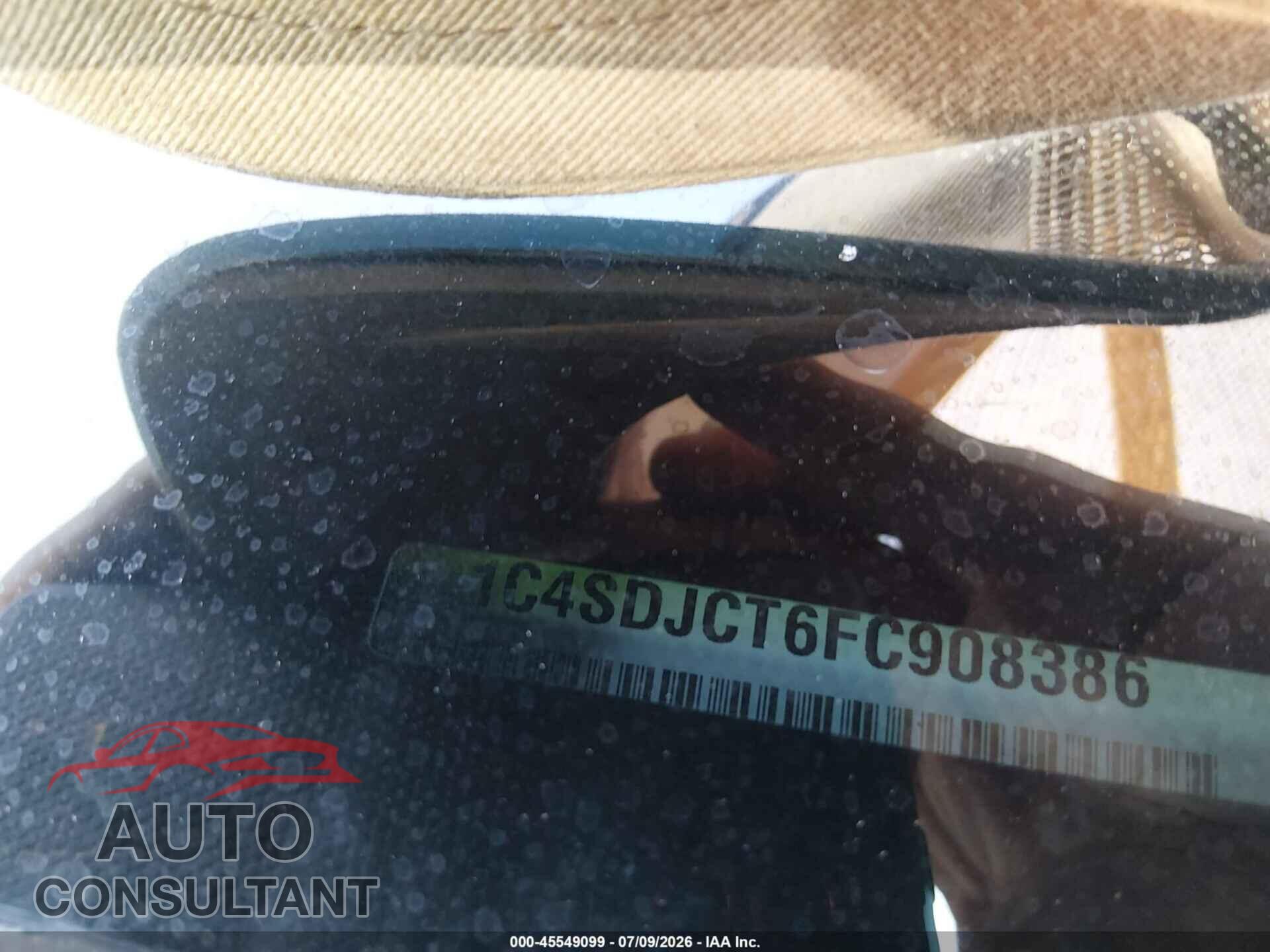 DODGE DURANGO 2015 - 1C4SDJCT6FC908386