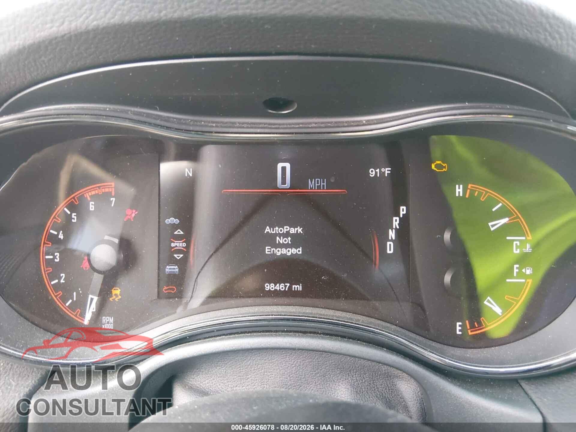 DODGE DURANGO 2020 - 1C4SDHCTXLC367895