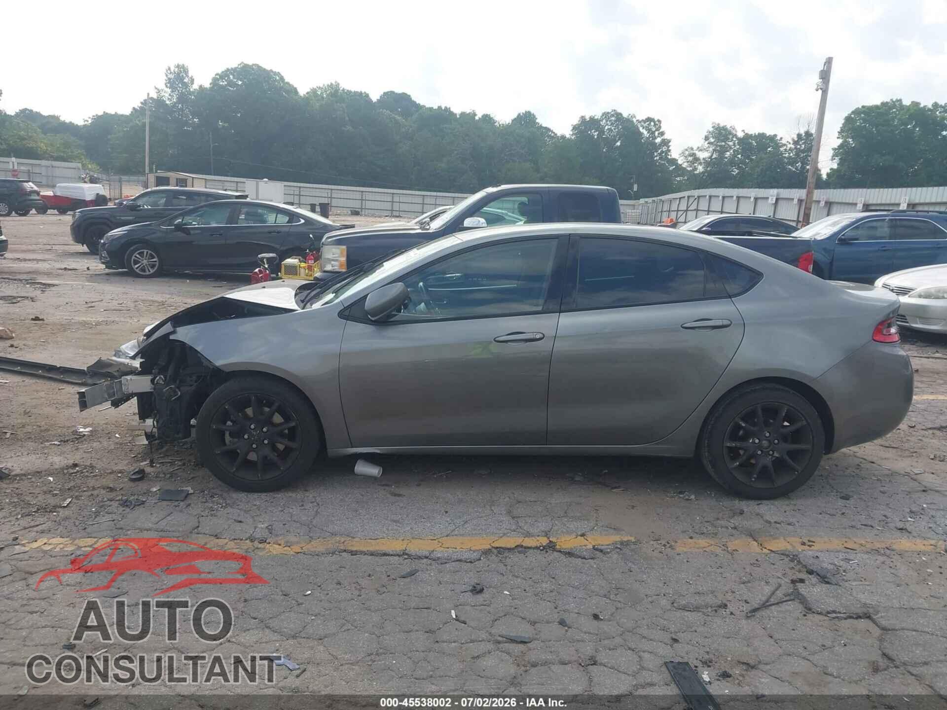 DODGE DART 2013 - 1C3CDFBA2DD122954