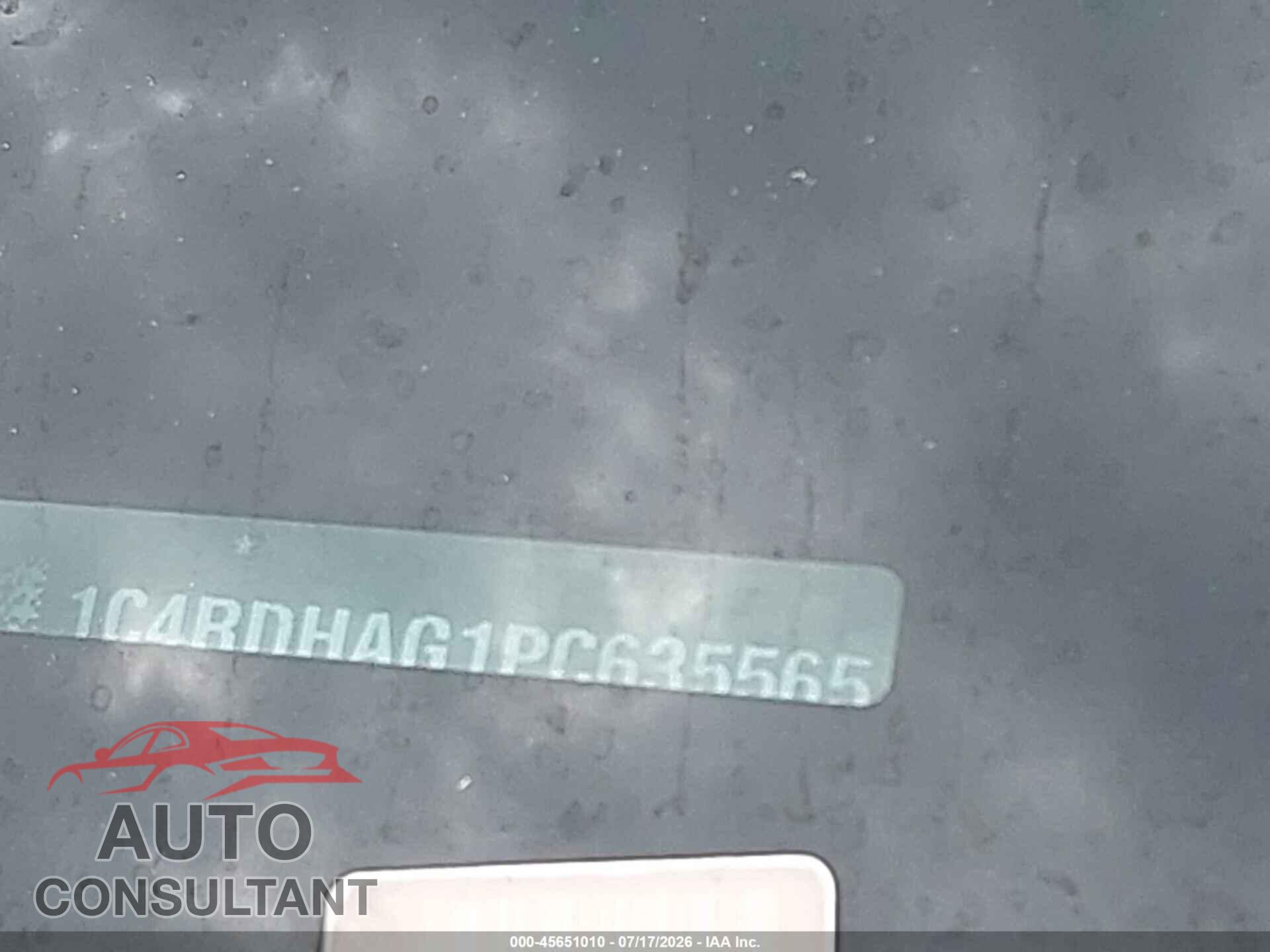 DODGE DURANGO 2023 - 1C4RDHAG1PC635565