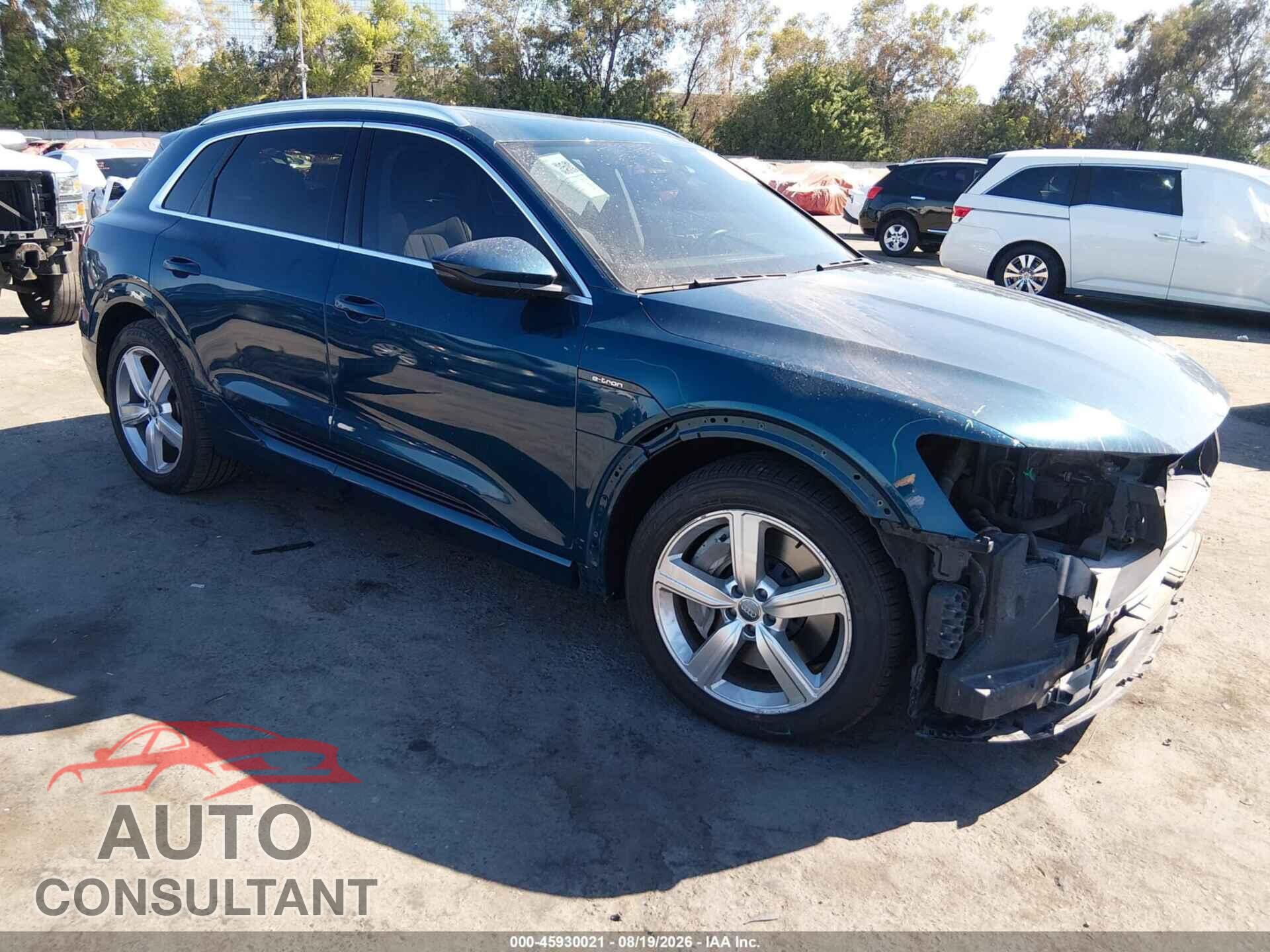 AUDI E-TRON 2019 - WA1LAAGE2KB021175