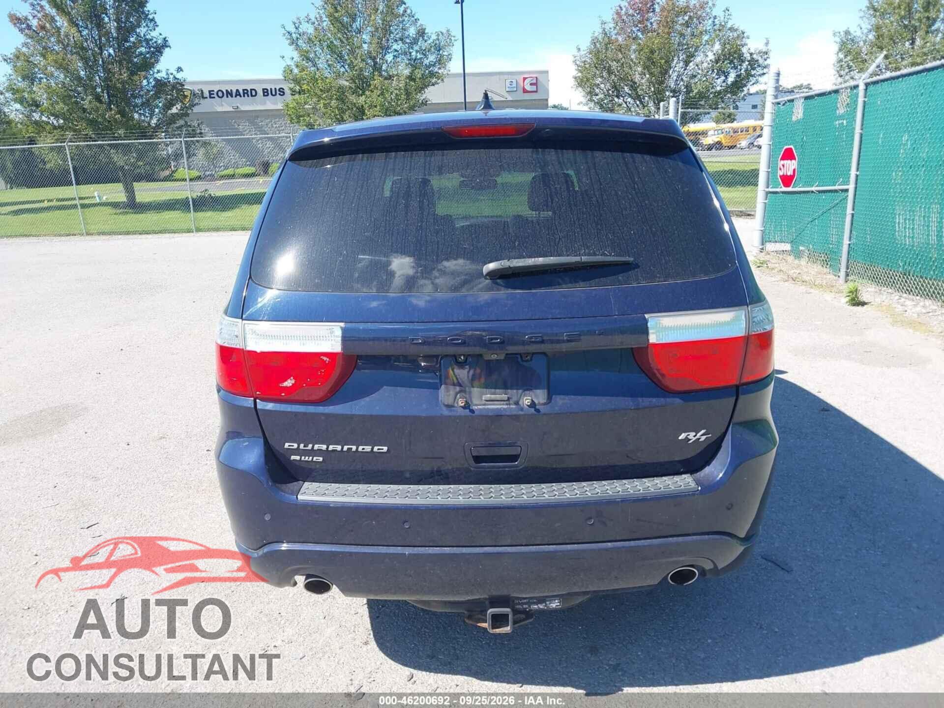 DODGE DURANGO 2012 - 1C4SDJCT2CC213222