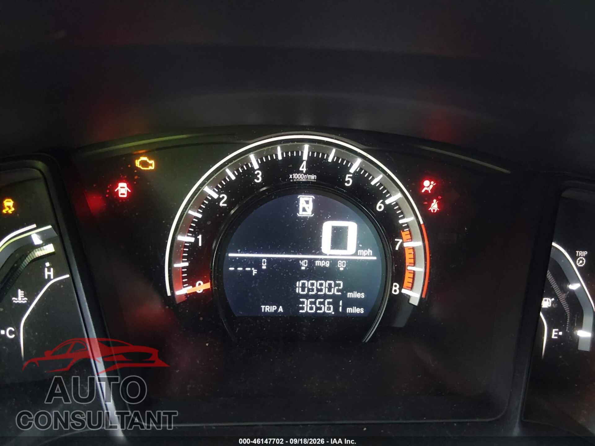 HONDA CIVIC 2016 - 2HGFC2F59GH521192