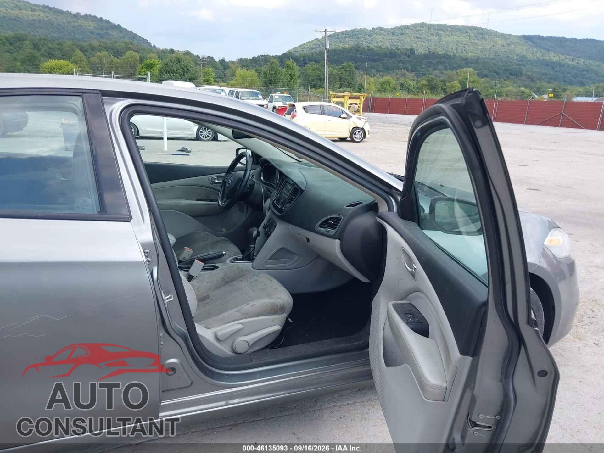DODGE DART 2013 - 1C3CDFBA4DD708314