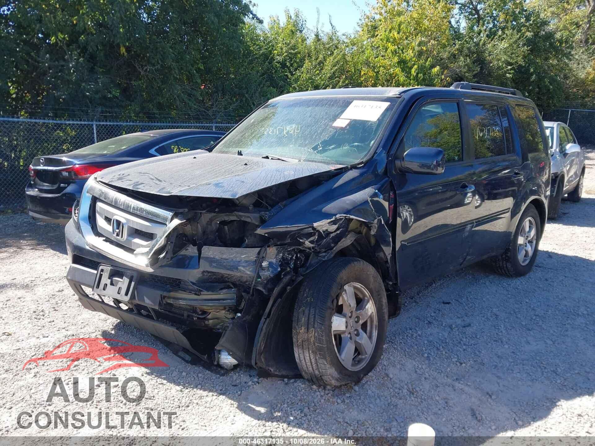 HONDA PILOT 2011 - 5FNYF4H56BB015048
