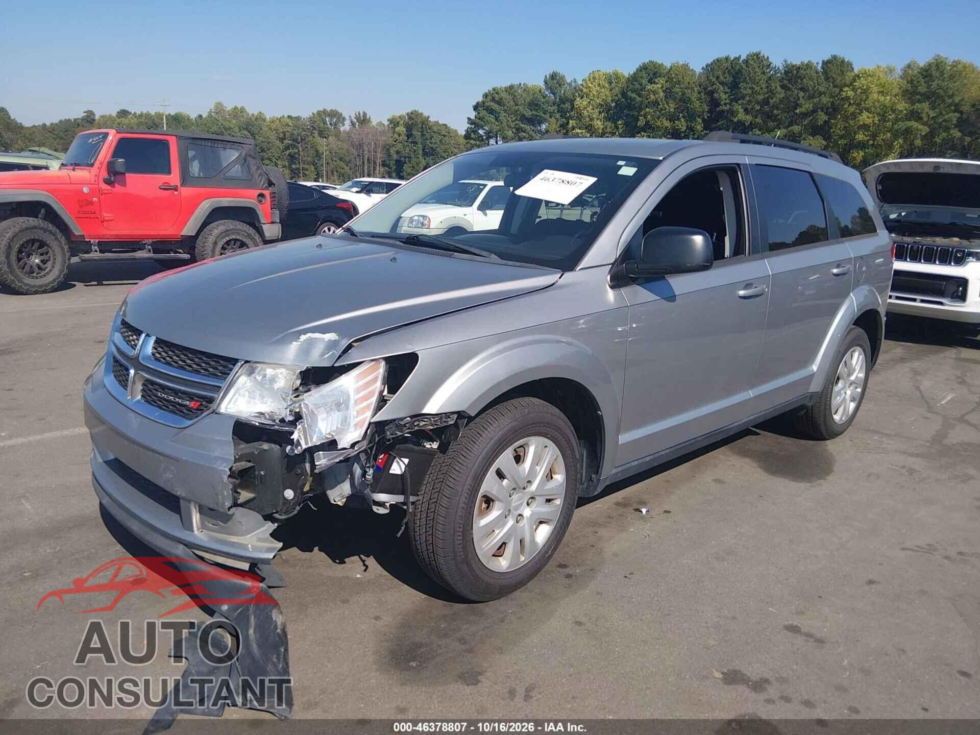 DODGE JOURNEY 2017 - 3C4PDCAB5HT516020