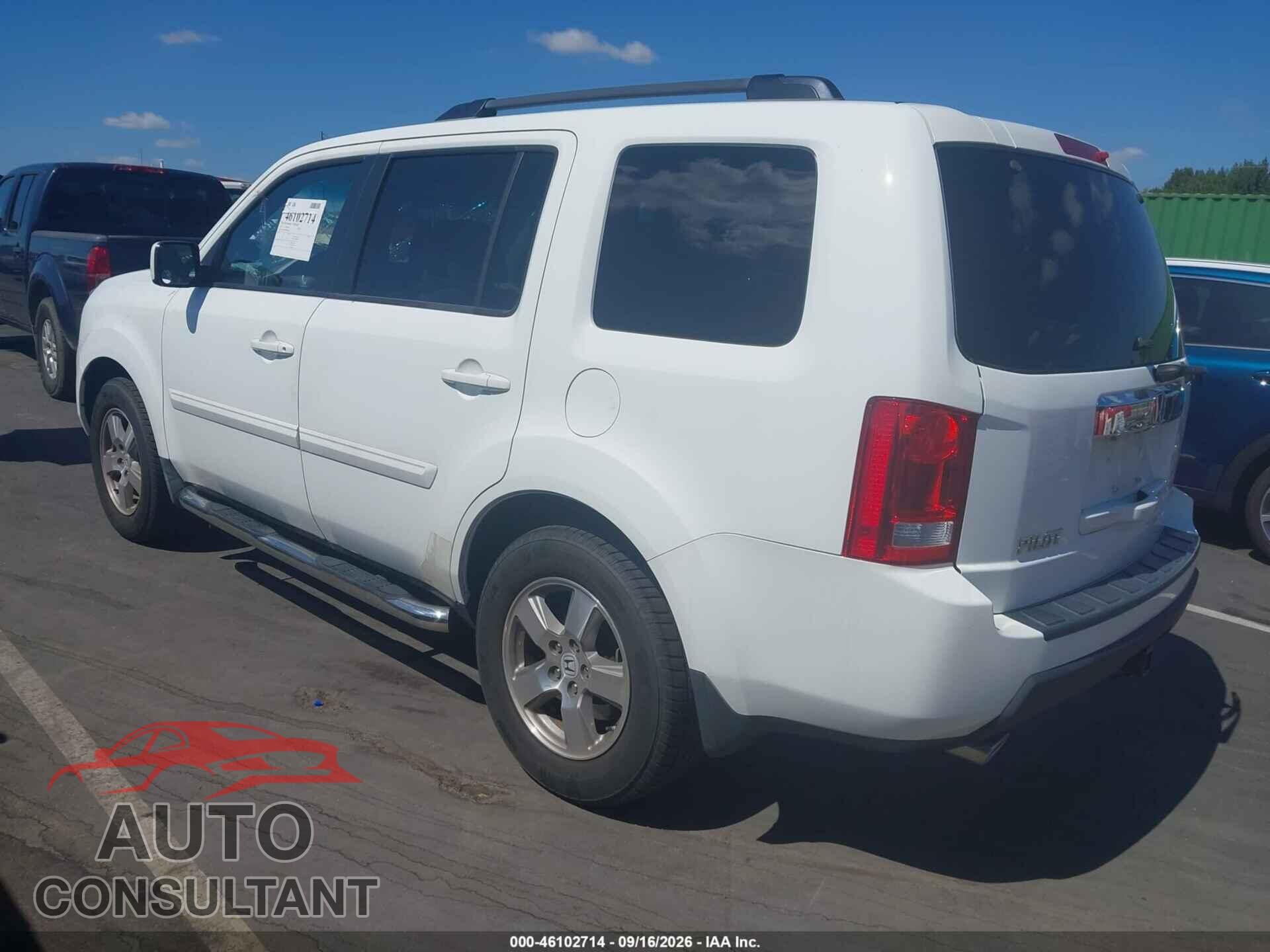 HONDA PILOT 2011 - 5FNYF3H55BB002981