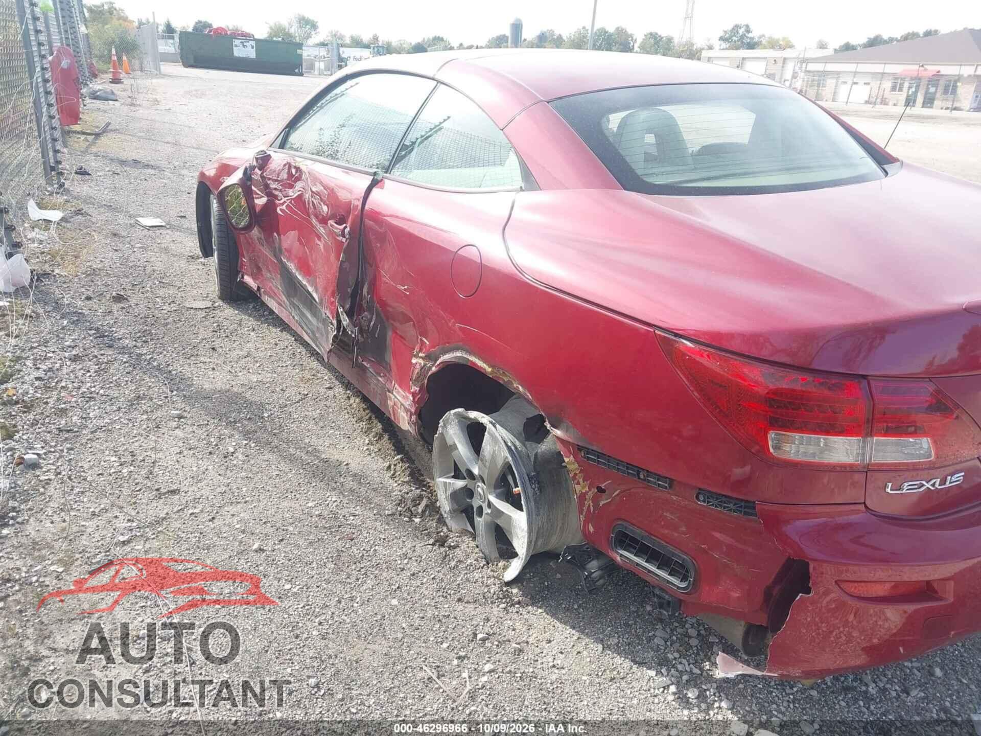 LEXUS IS 250C 2010 - JTHFF2C28A2508495