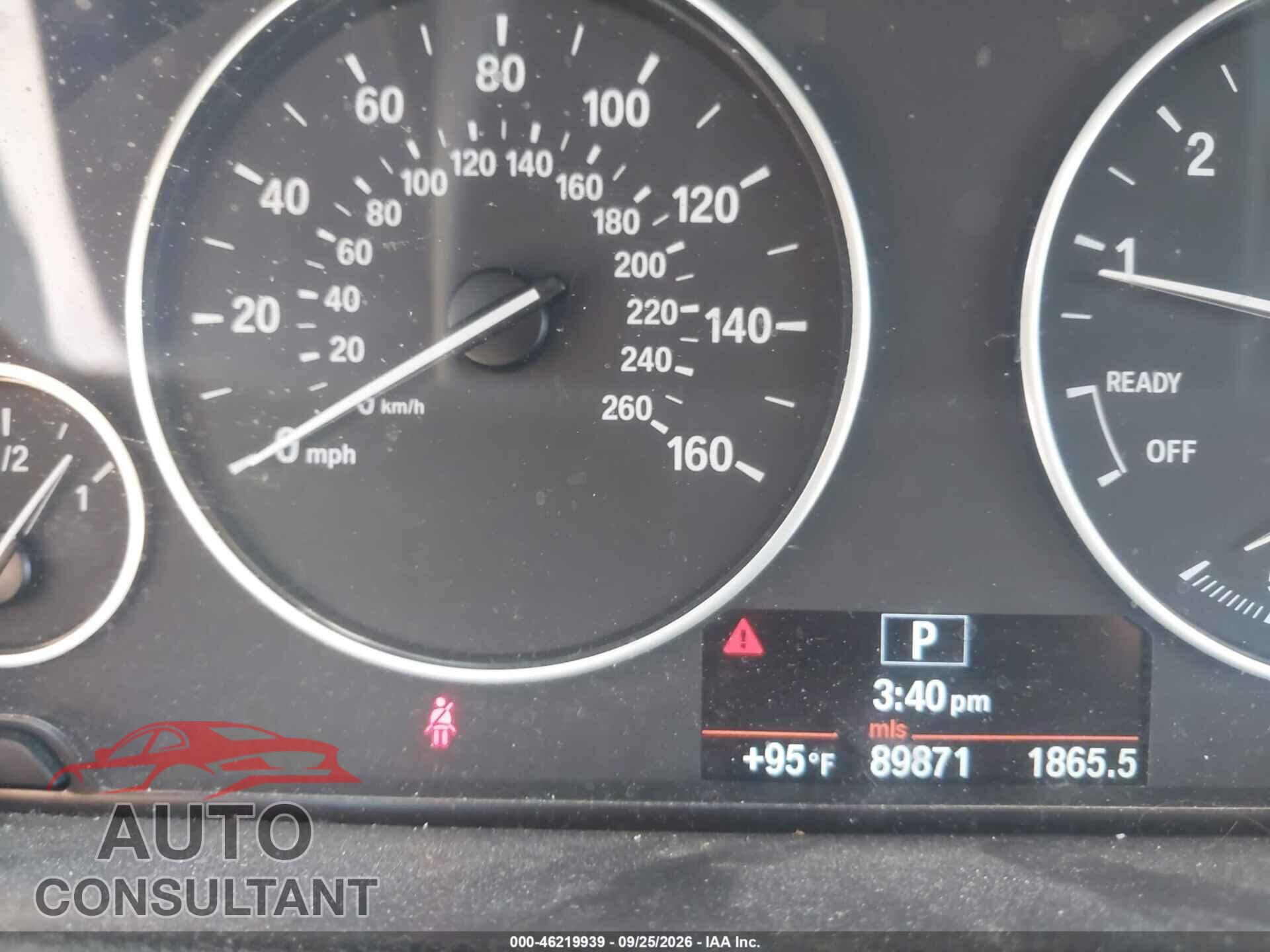 BMW 320I 2013 - WBA3B1C57DF462592