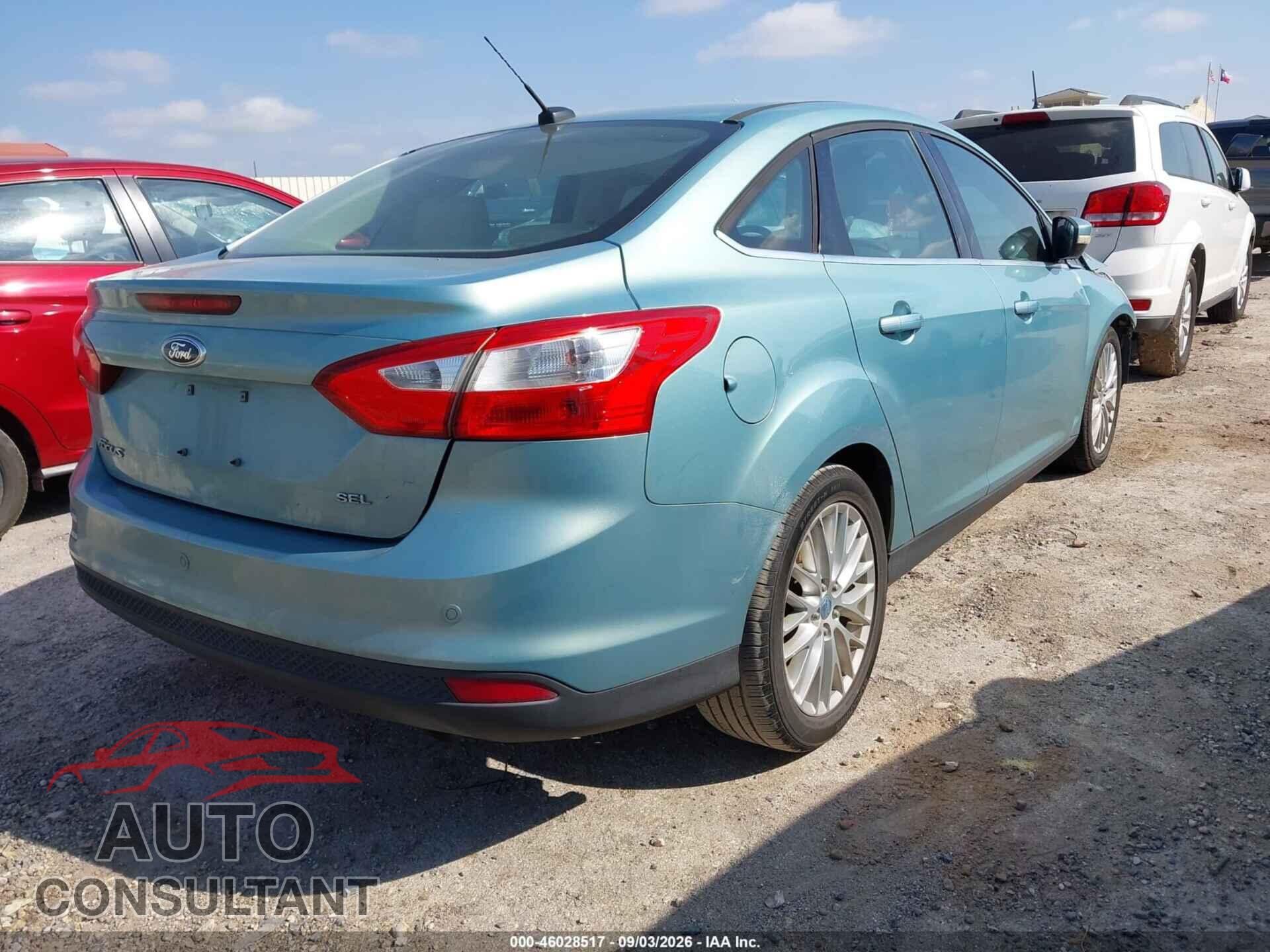 FORD FOCUS 2012 - 1FAHP3H25CL291254