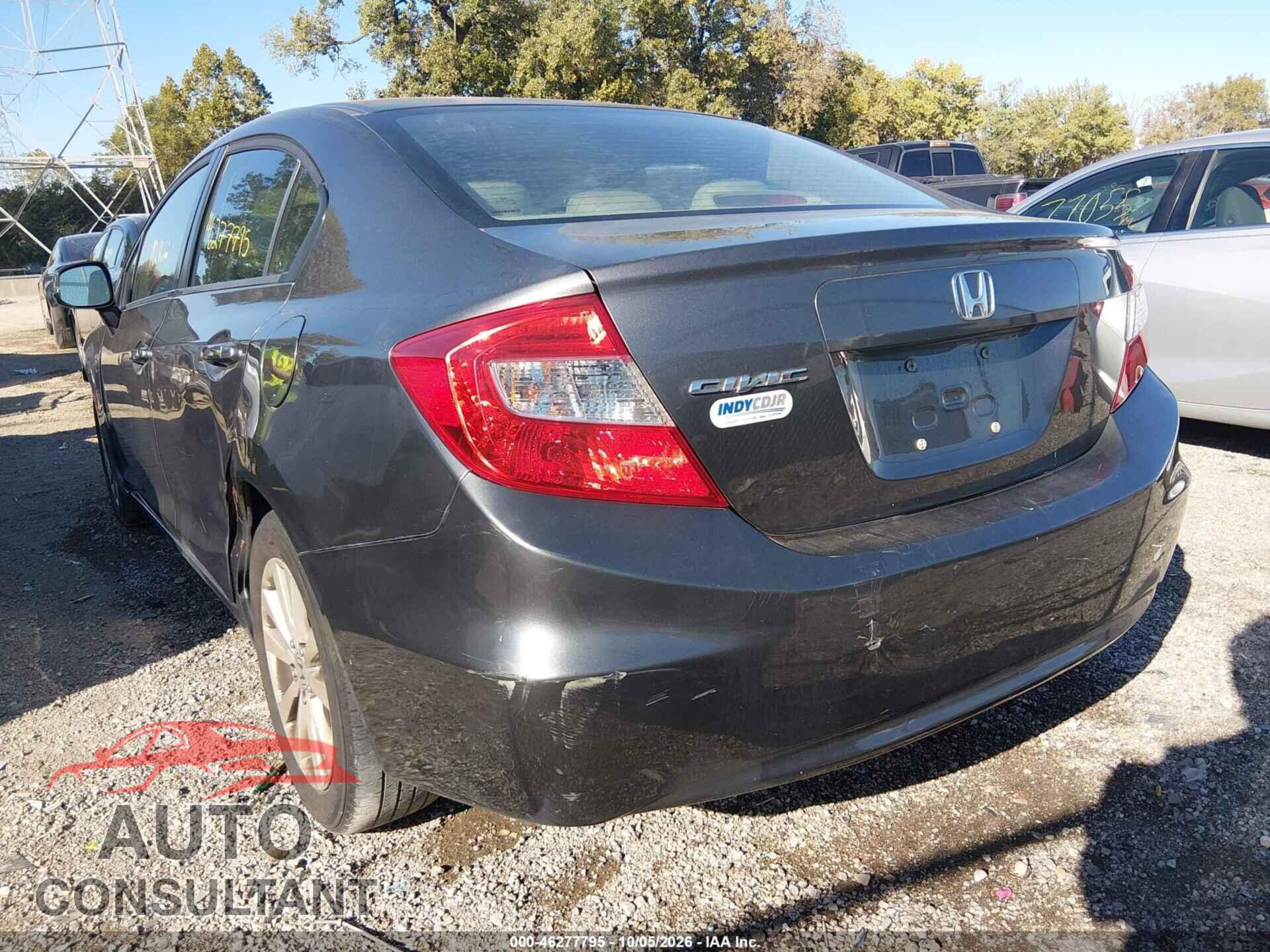 HONDA CIVIC 2012 - 19XFB2F97CE314844