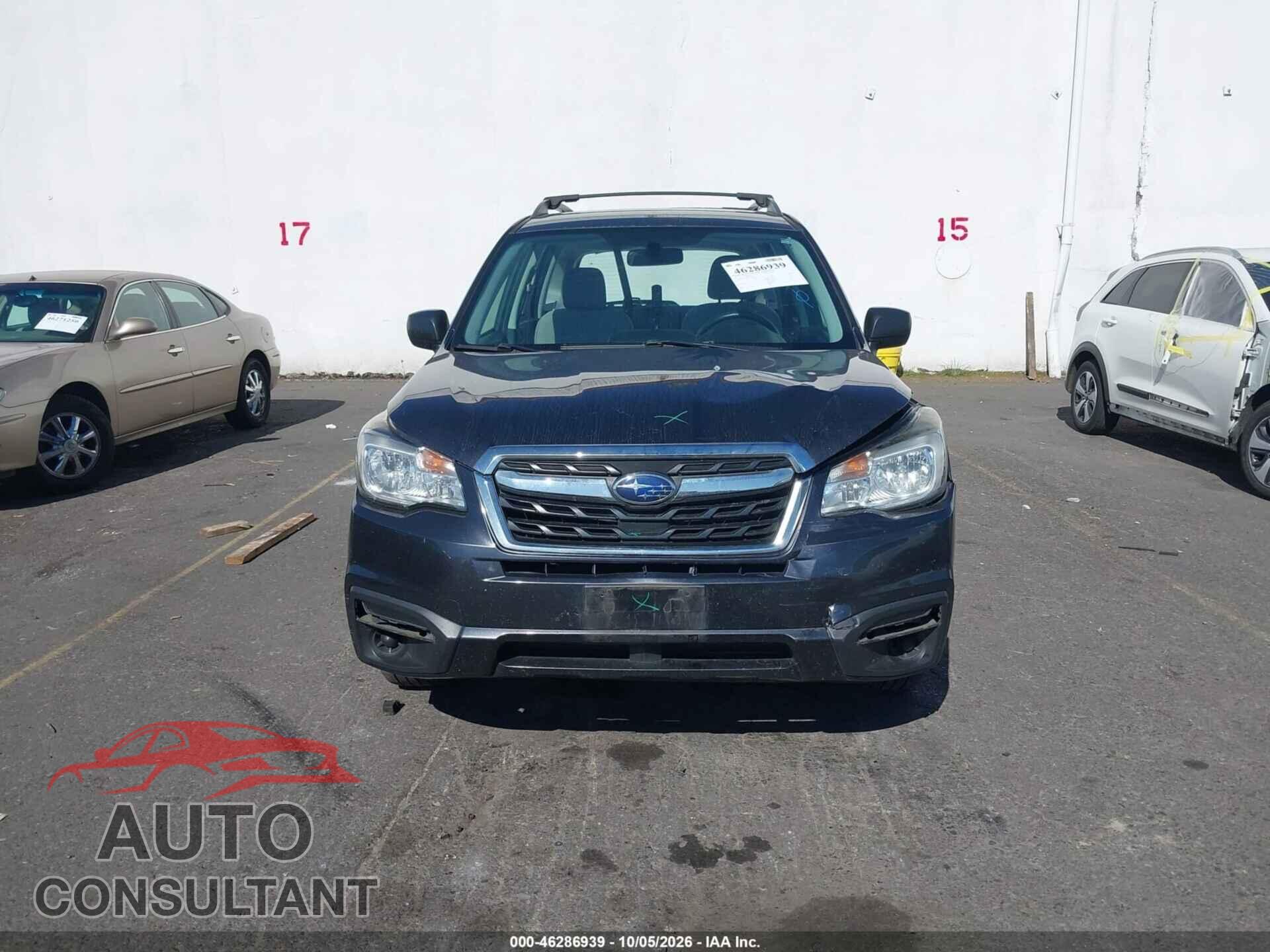 SUBARU FORESTER 2017 - JF2SJABC8HH499504