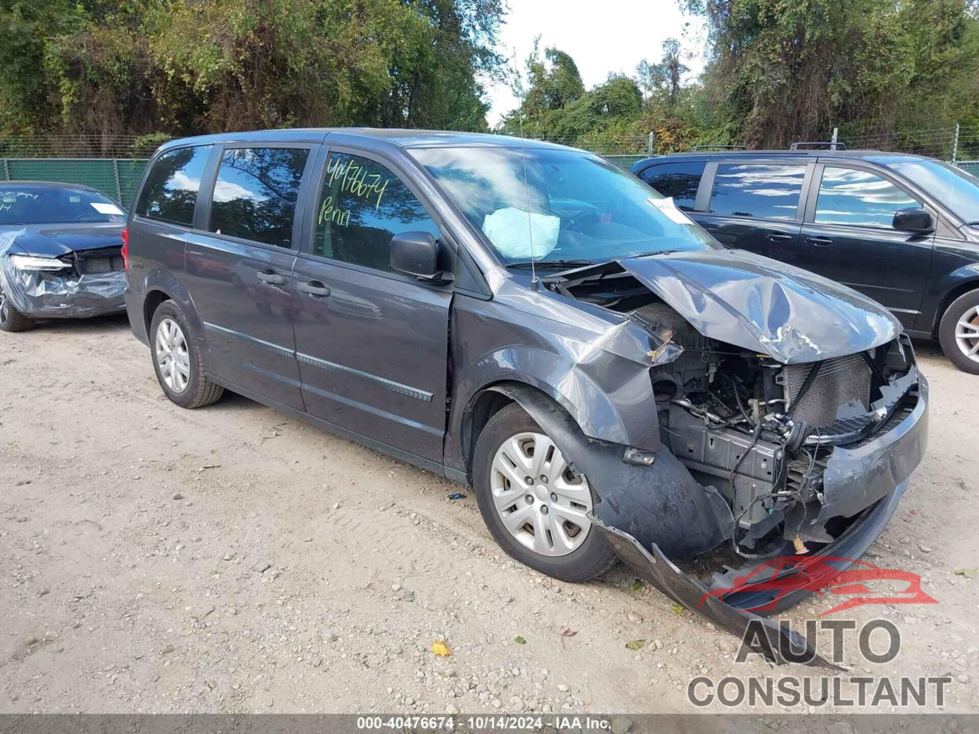 DODGE GRAND CARAVAN 2016 - 2C4RDGBG7GR398922