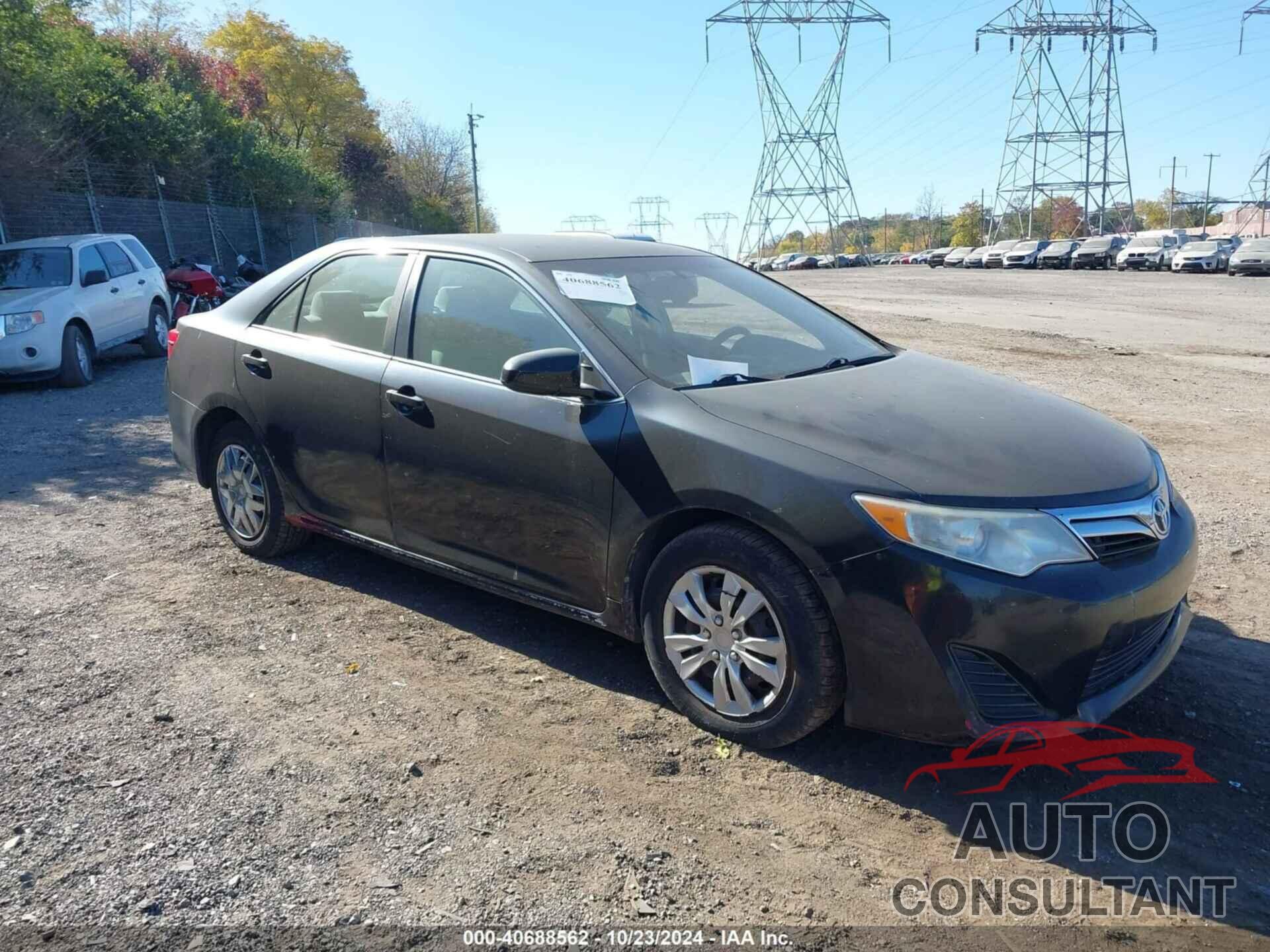 TOYOTA CAMRY 2012 - 4T4BF1FK6CR202930