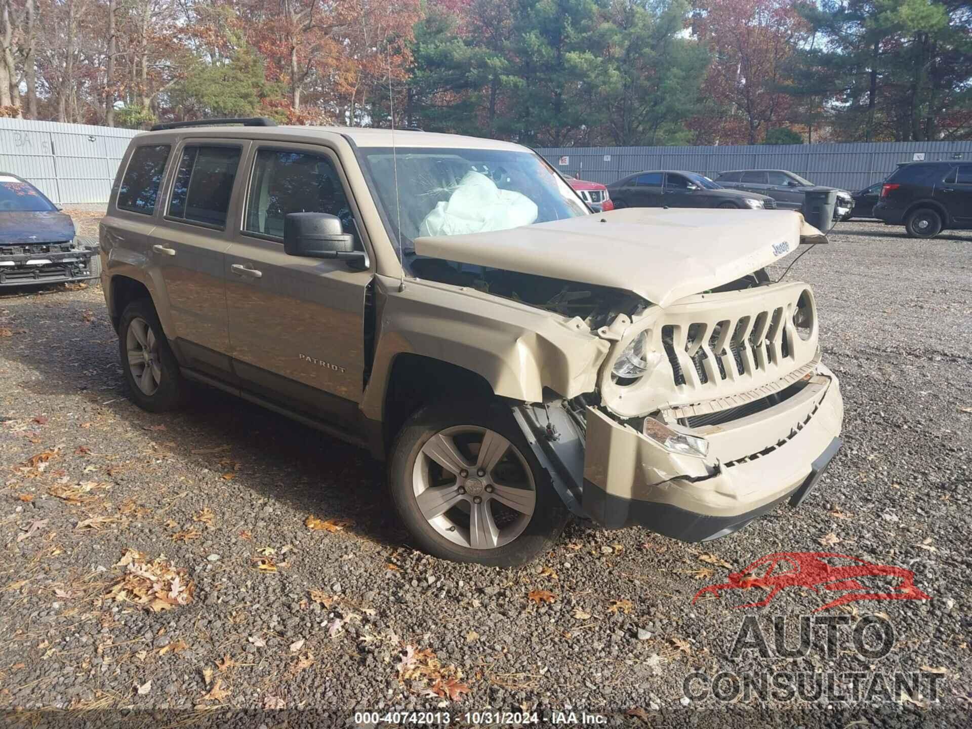 JEEP PATRIOT 2017 - 1C4NJRFB5HD153722