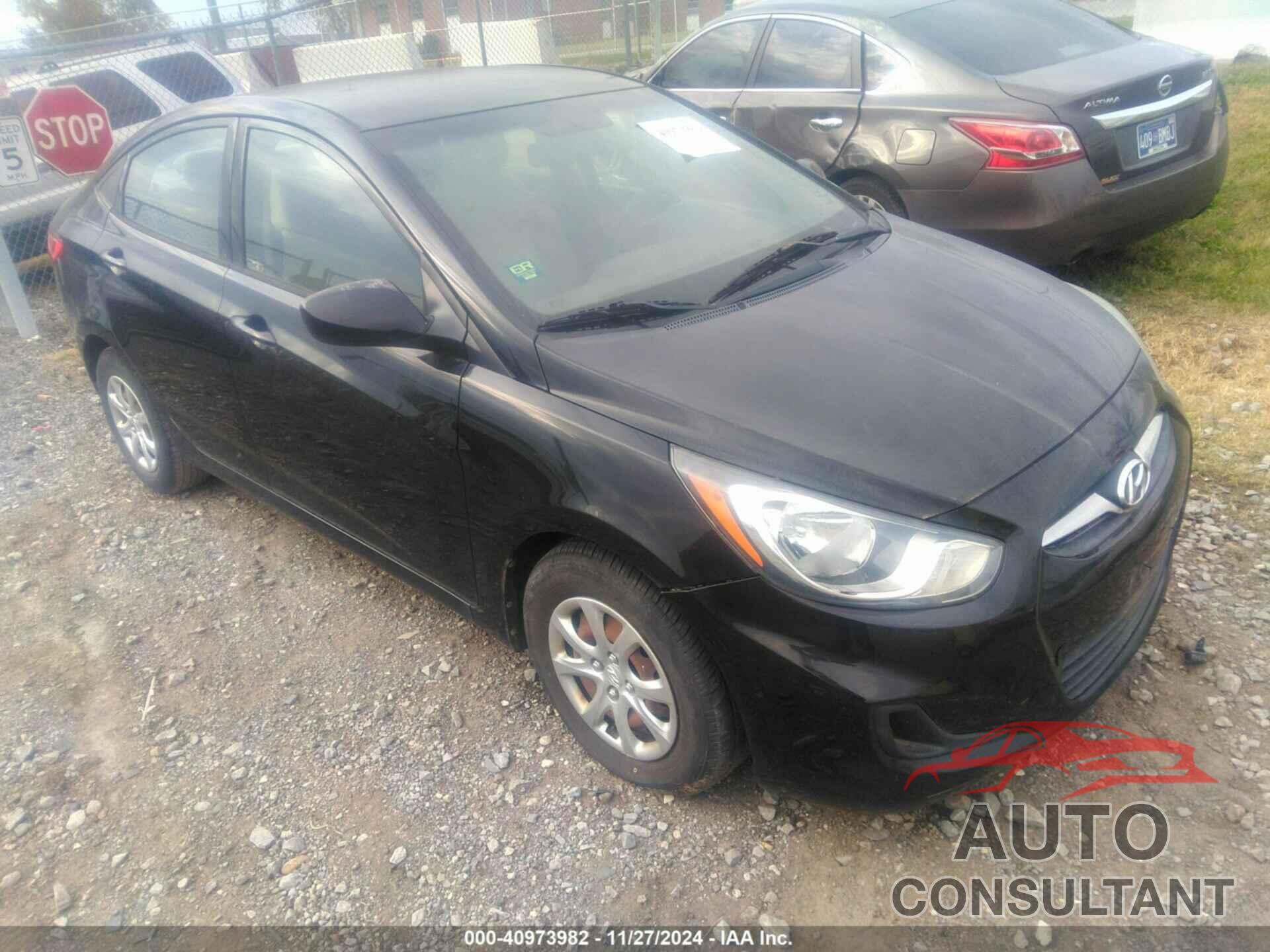 HYUNDAI ACCENT 2012 - KMHCT4AEXCU260078