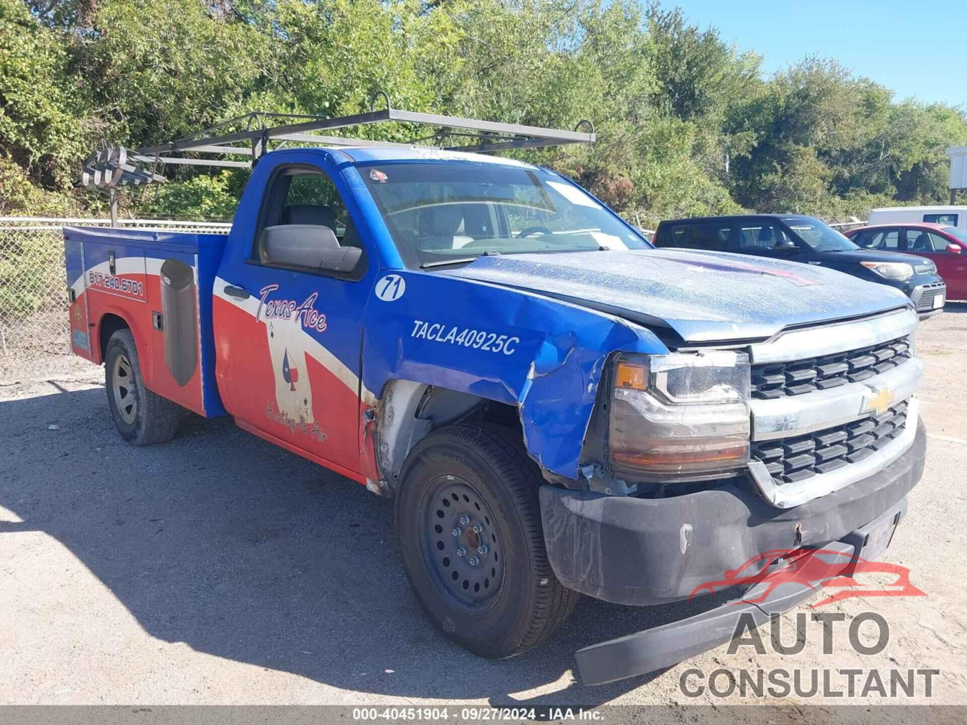 CHEVROLET SILVERADO 2018 - 1GBNCNEC3JZ278552