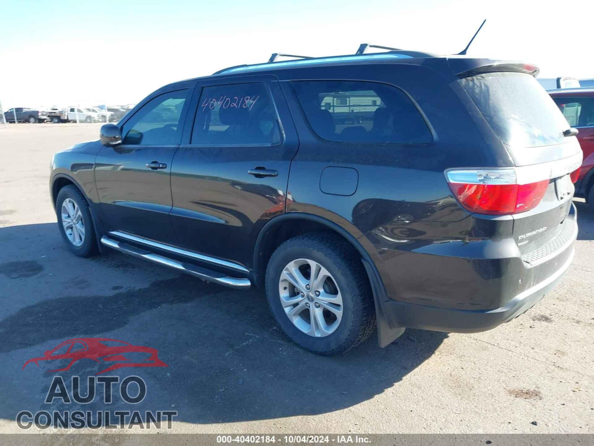 DODGE DURANGO 2012 - 1C4RDJDG5CC261667