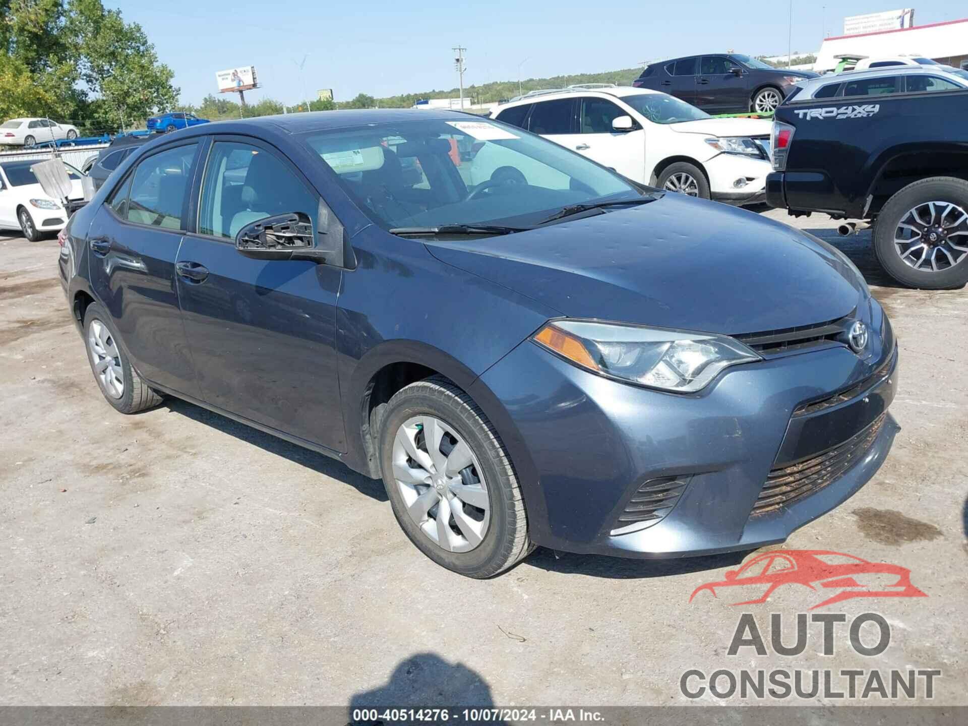 TOYOTA COROLLA 2016 - 5YFBURHE1GP397302