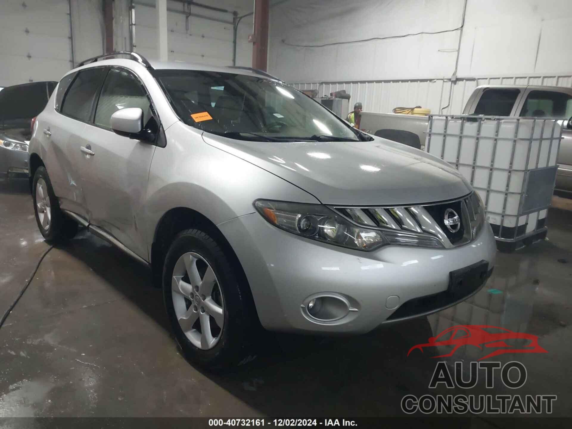 NISSAN MURANO 2009 - JN8AZ18W39W158713