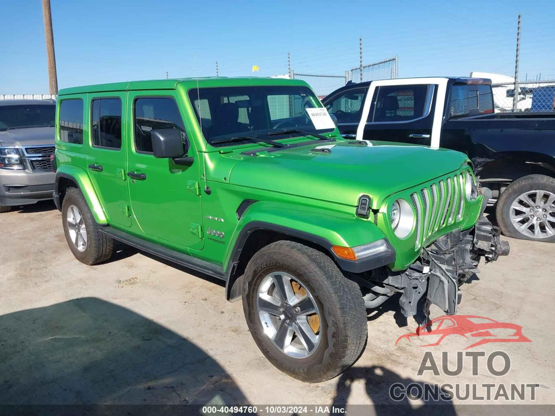 JEEP WRANGLER UNLIMITED 2019 - 1C4HJXEG7KW533705