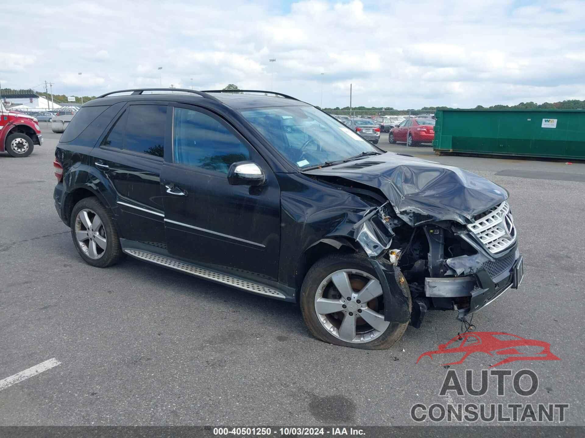 MERCEDES-BENZ ML 350 2009 - 4JGBB86E79A454351