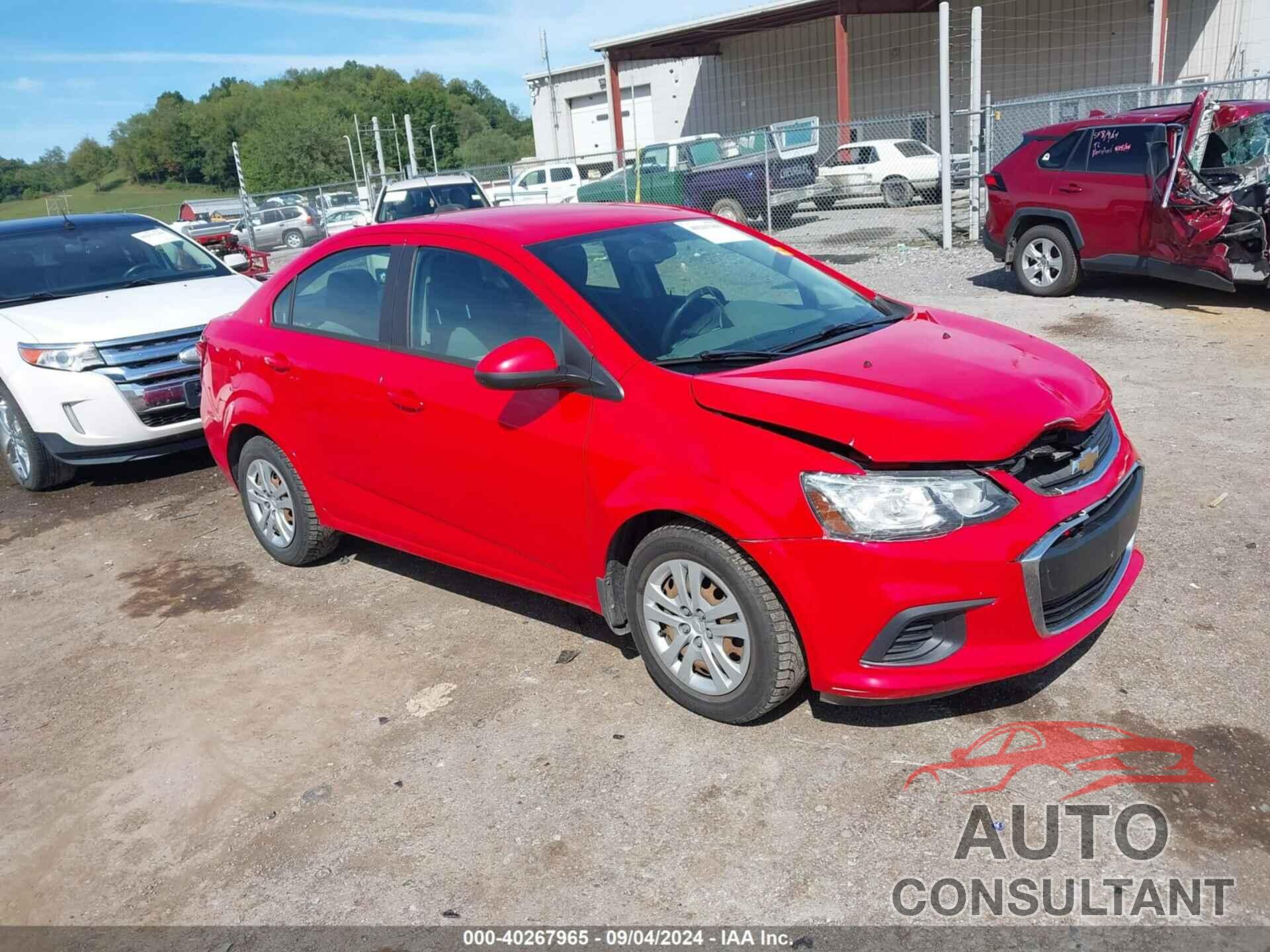 CHEVROLET SONIC 2017 - 1G1JB5SH5H4151220