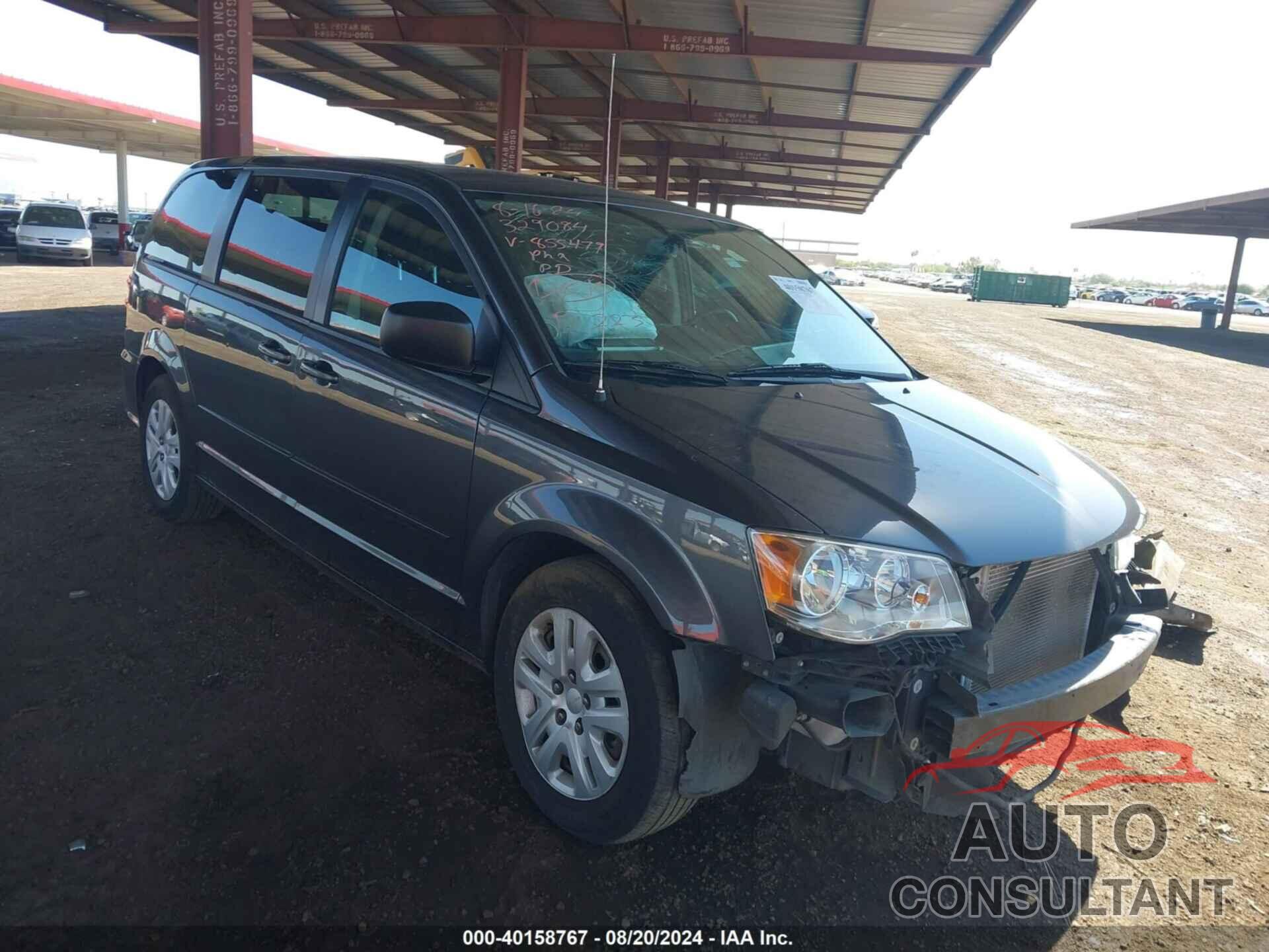 DODGE GRAND CARAVAN 2017 - 2C4RDGBGXHR855479